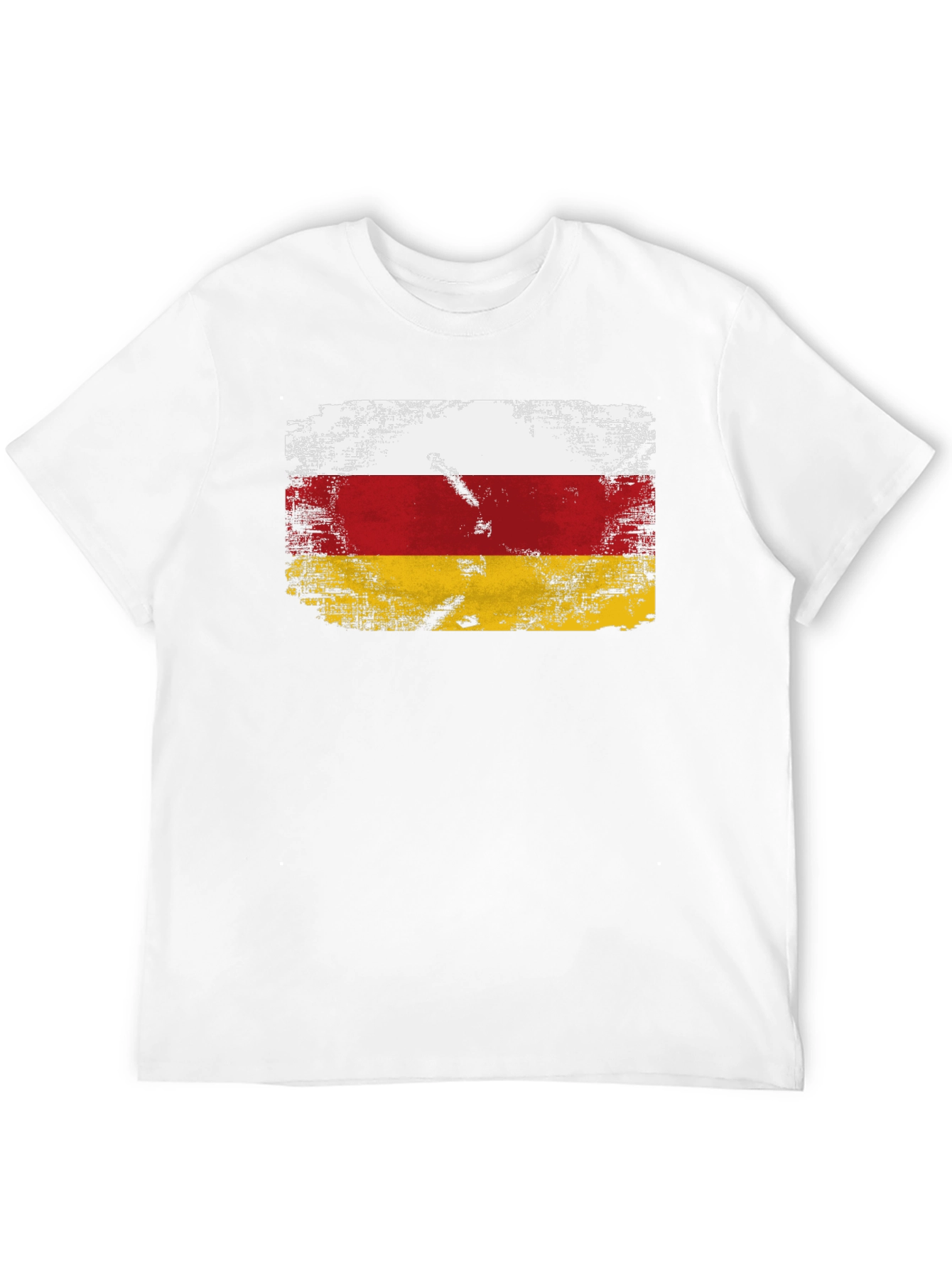 Ossetia Flag T-Shirt - Distressed Design