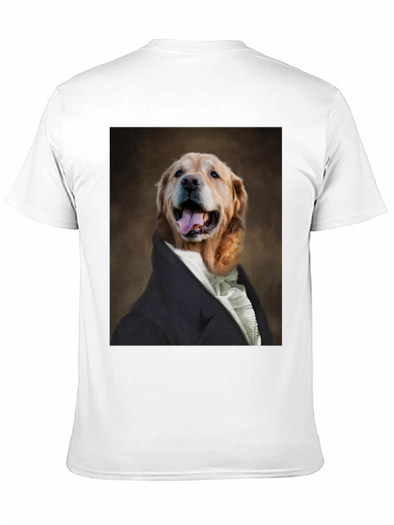 Dog Portrait T-Shirt - Canine Royalty Black Tee