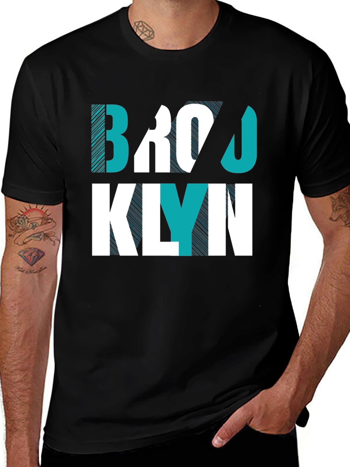 Brooklyn Graphic Print Crew Neck T-Shirt