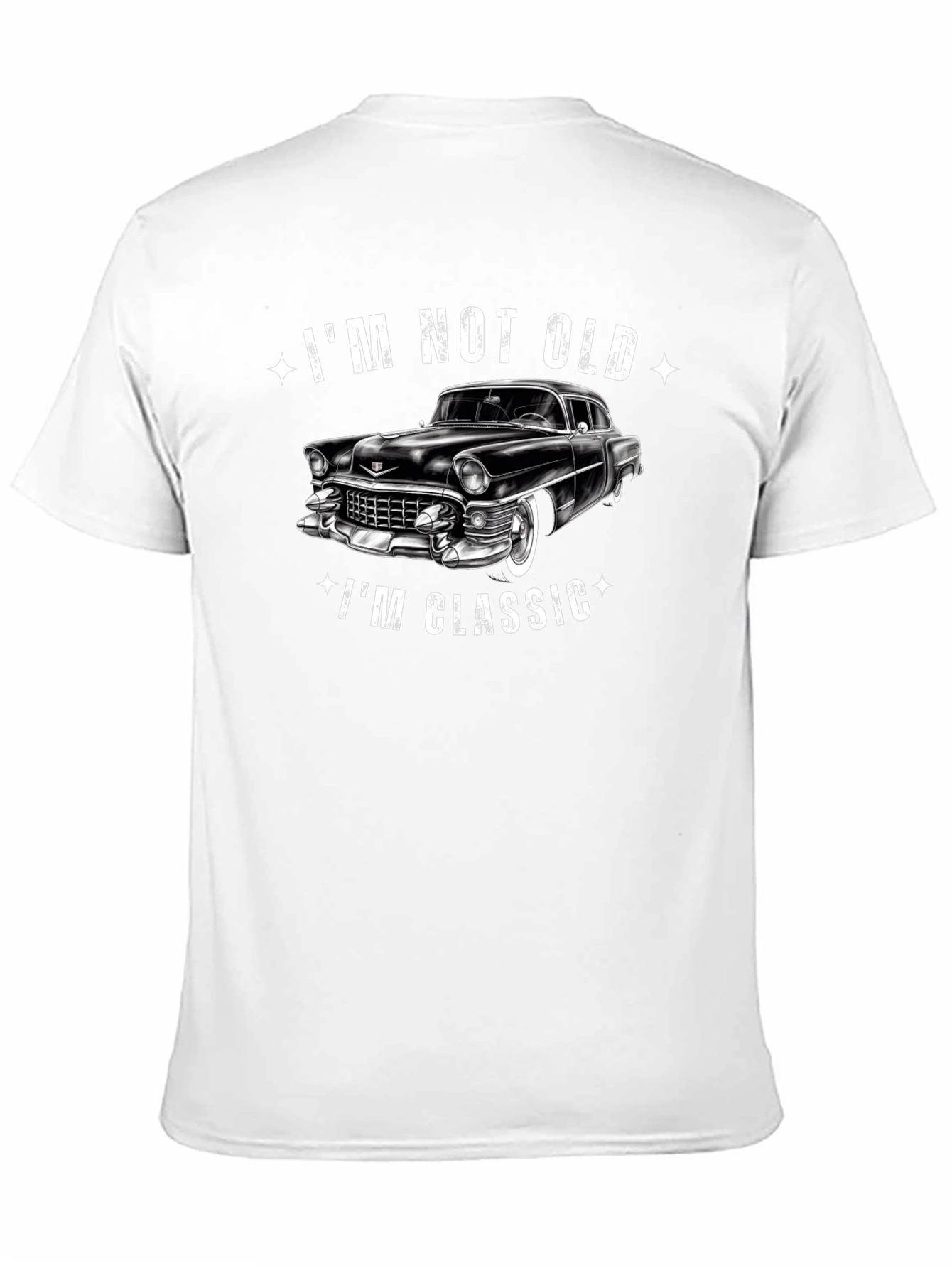 Im Not Old Im Classic Car Graphic Black T-Shirt