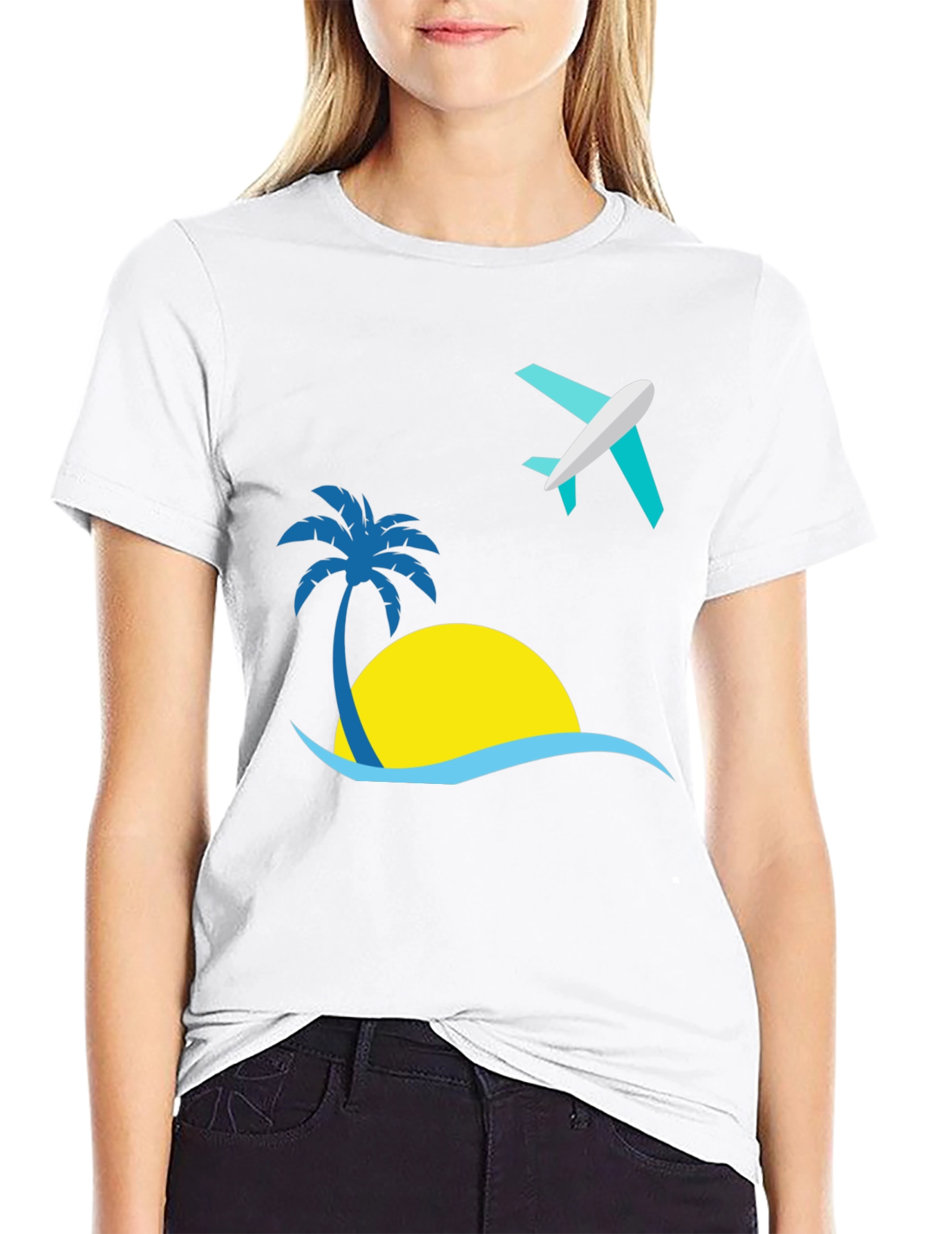 Tropical Getaway Graphic Tee - Island Vacation T-Shirt