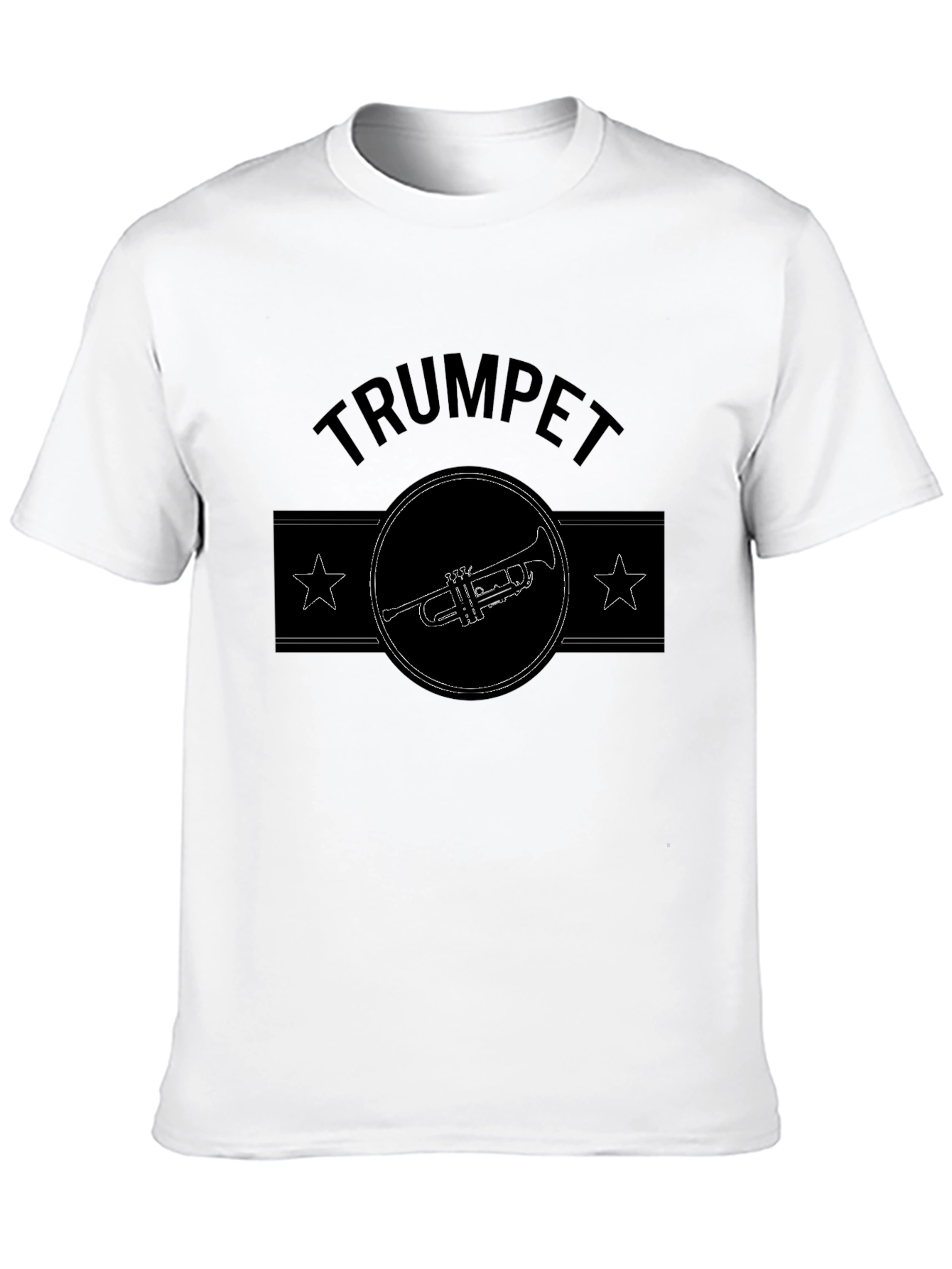 Trumpet Graphic Black T-Shirt