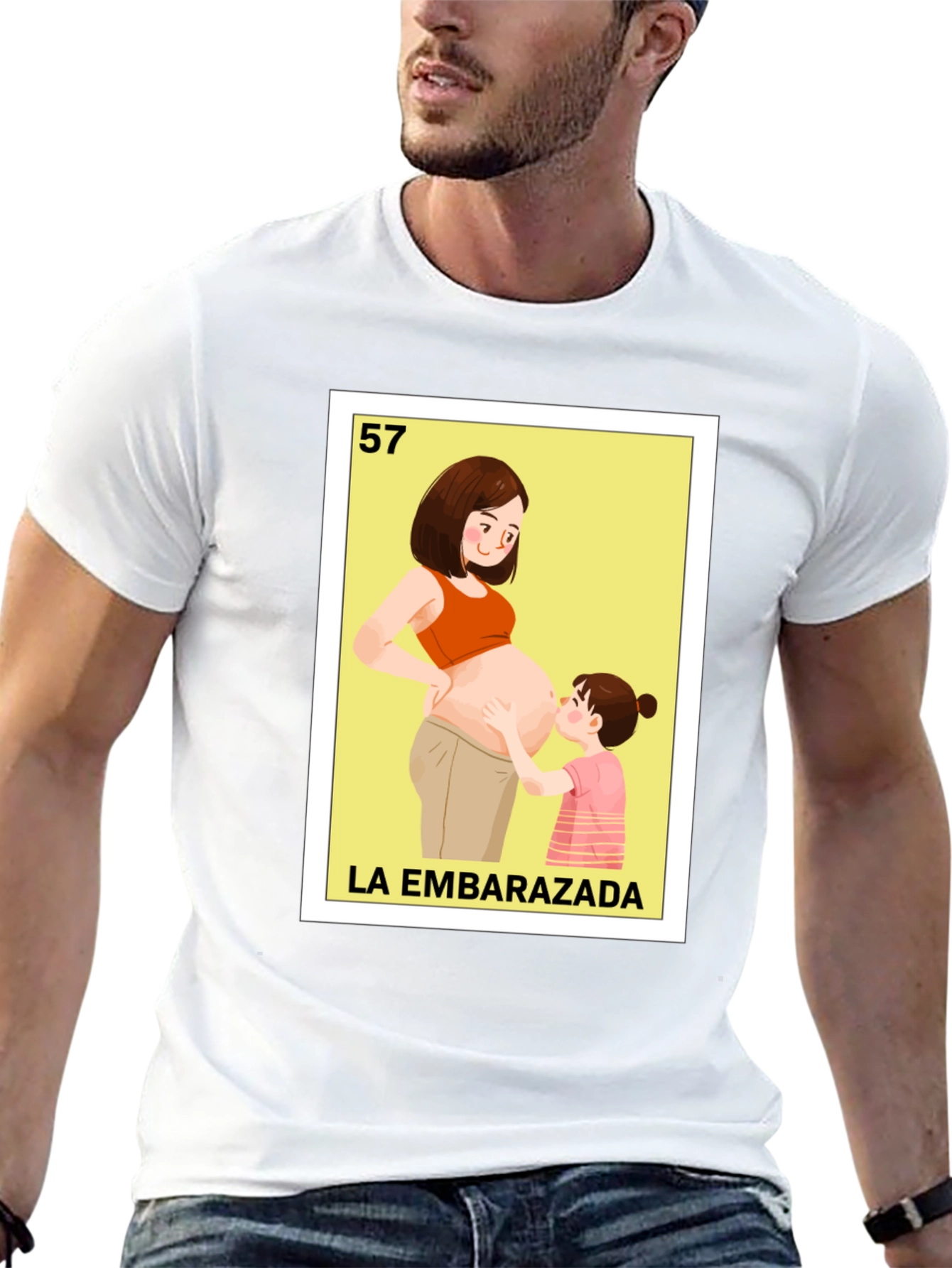 Embarazada T-Shirt - Cute Cartoon Graphic Tee