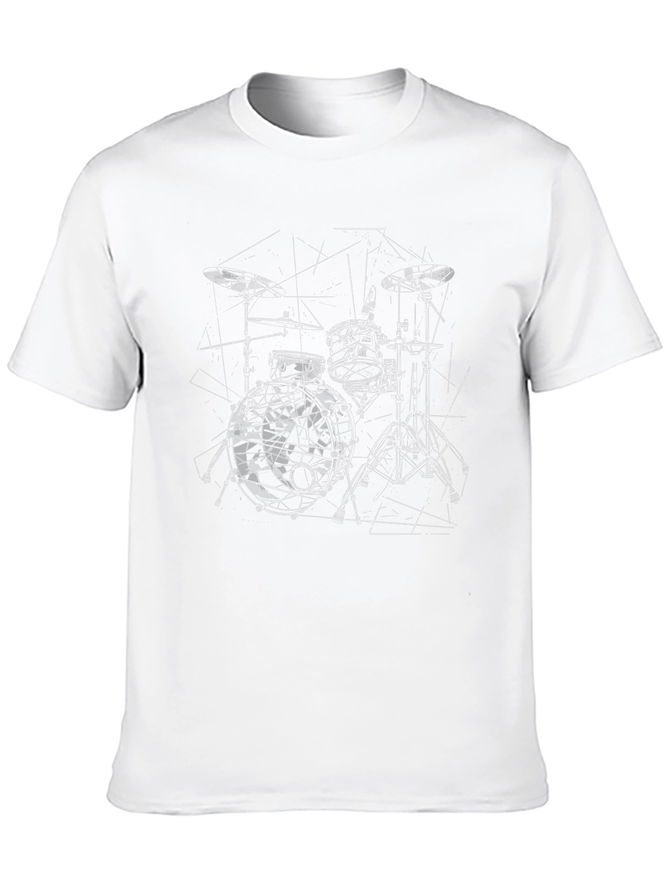 Drum Kit Graphic Tee - Black