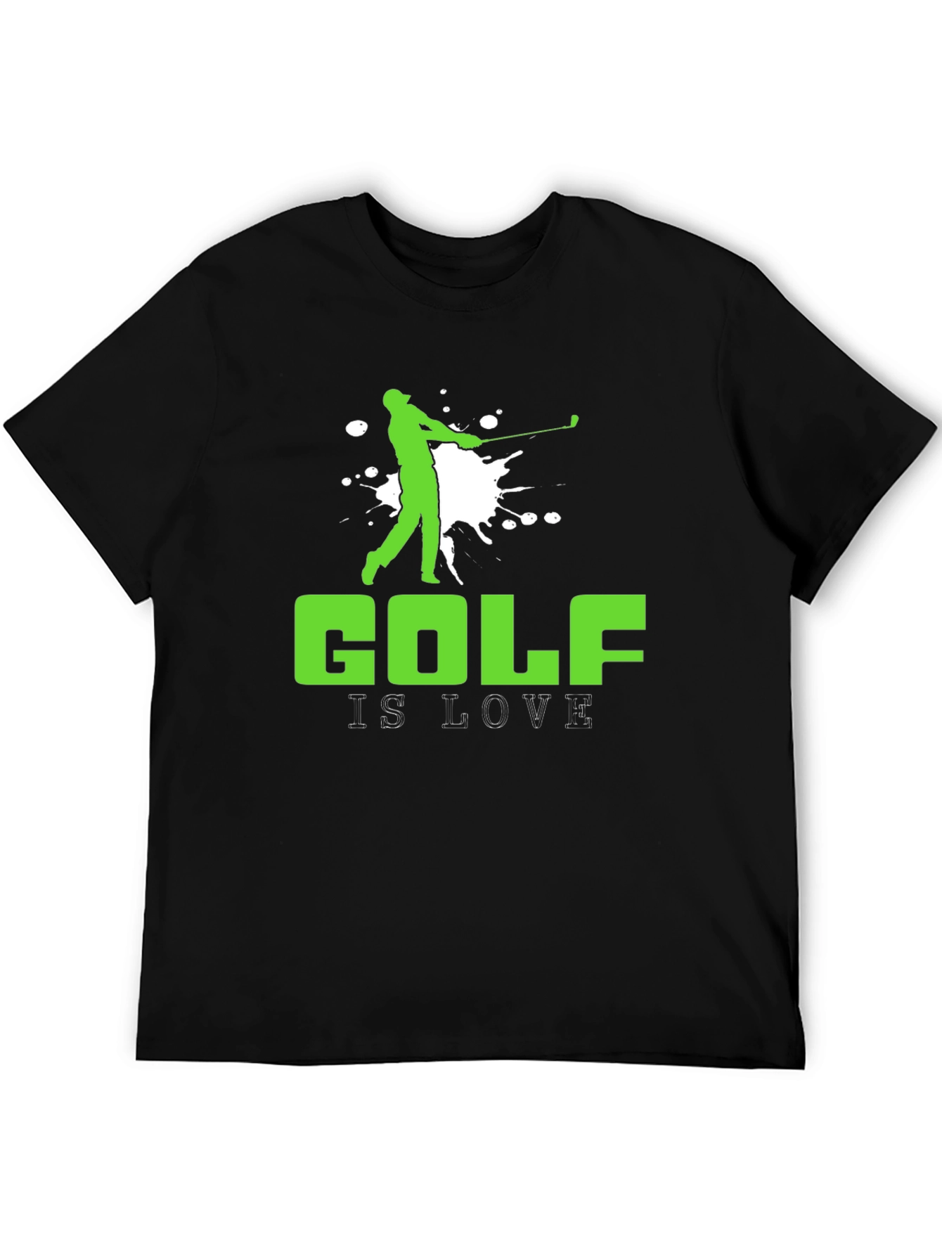 Golf is Love T-Shirt - Golfer Silhouette
