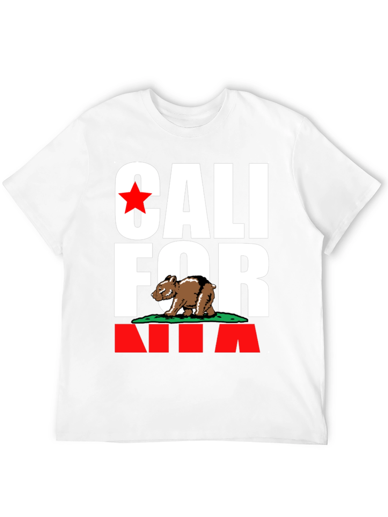 California Bear T-Shirt - Black Cali Pride Tee