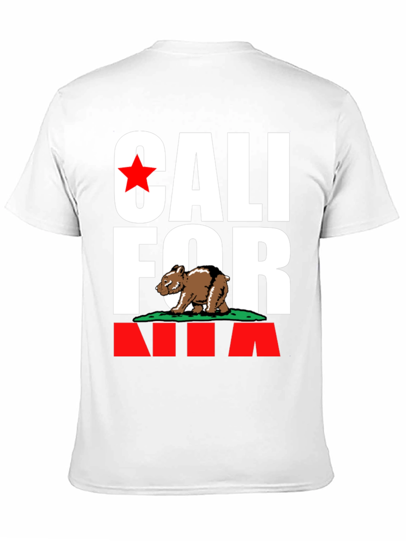 California Bear T-Shirt - Black Cali Pride Tee