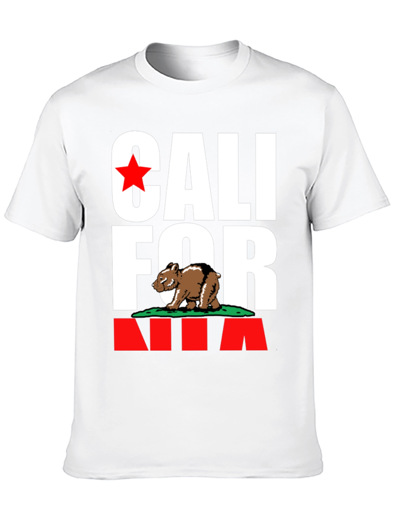 California Bear T-Shirt - Black Cali Pride Tee