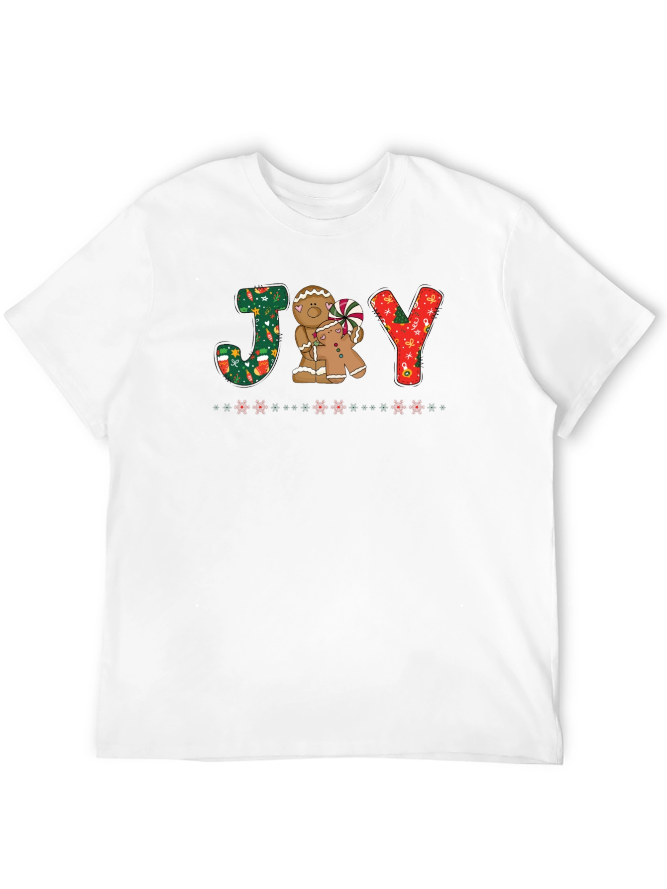 Joy Gingerbread Christmas T-Shirt