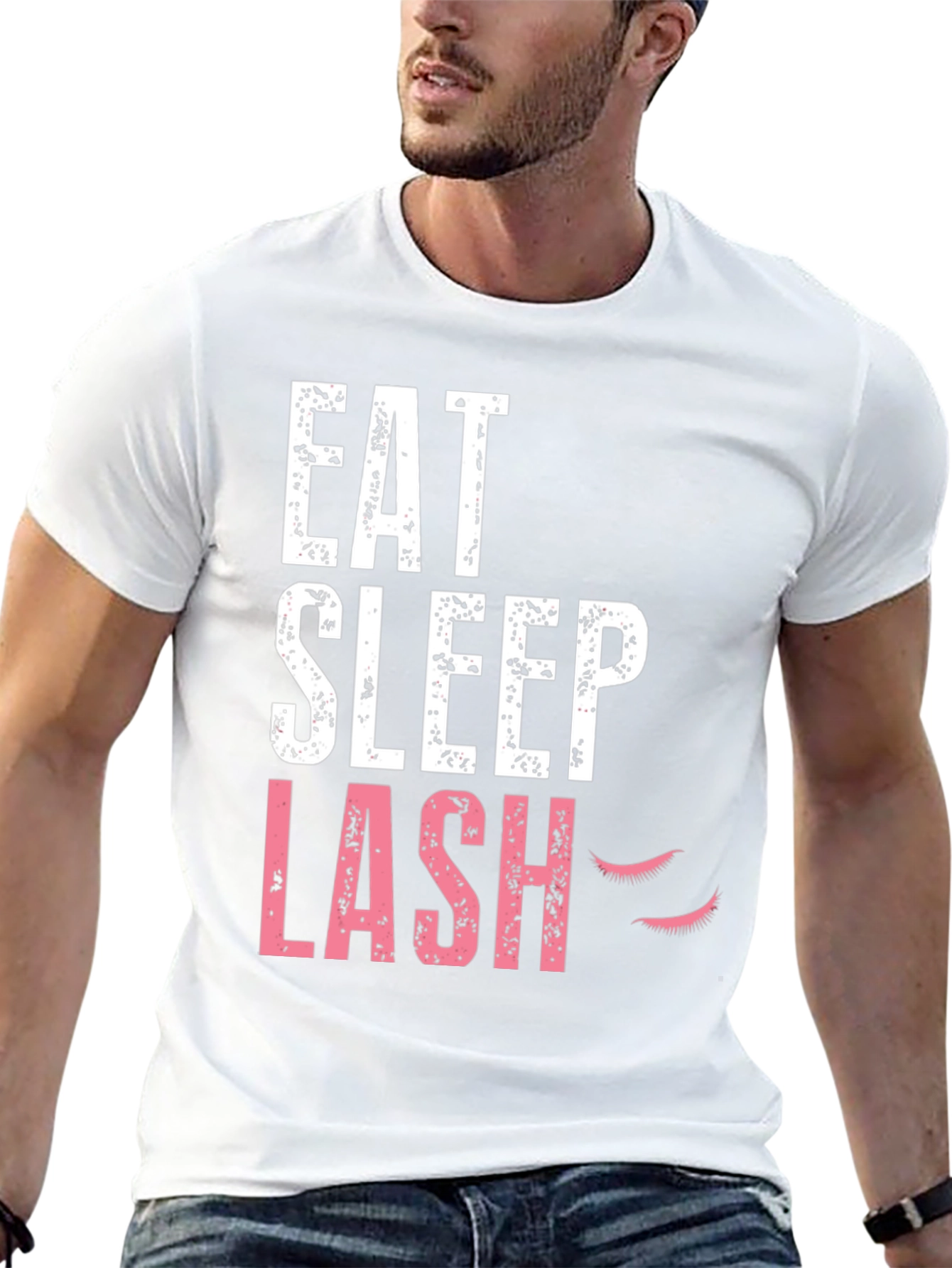 Eat Sleep Lash Black Graphic Tee