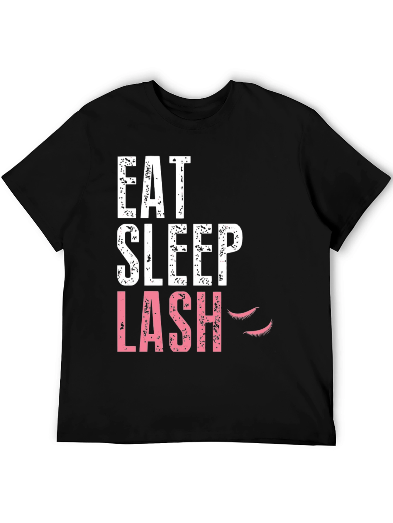 Eat Sleep Lash Black Graphic Tee