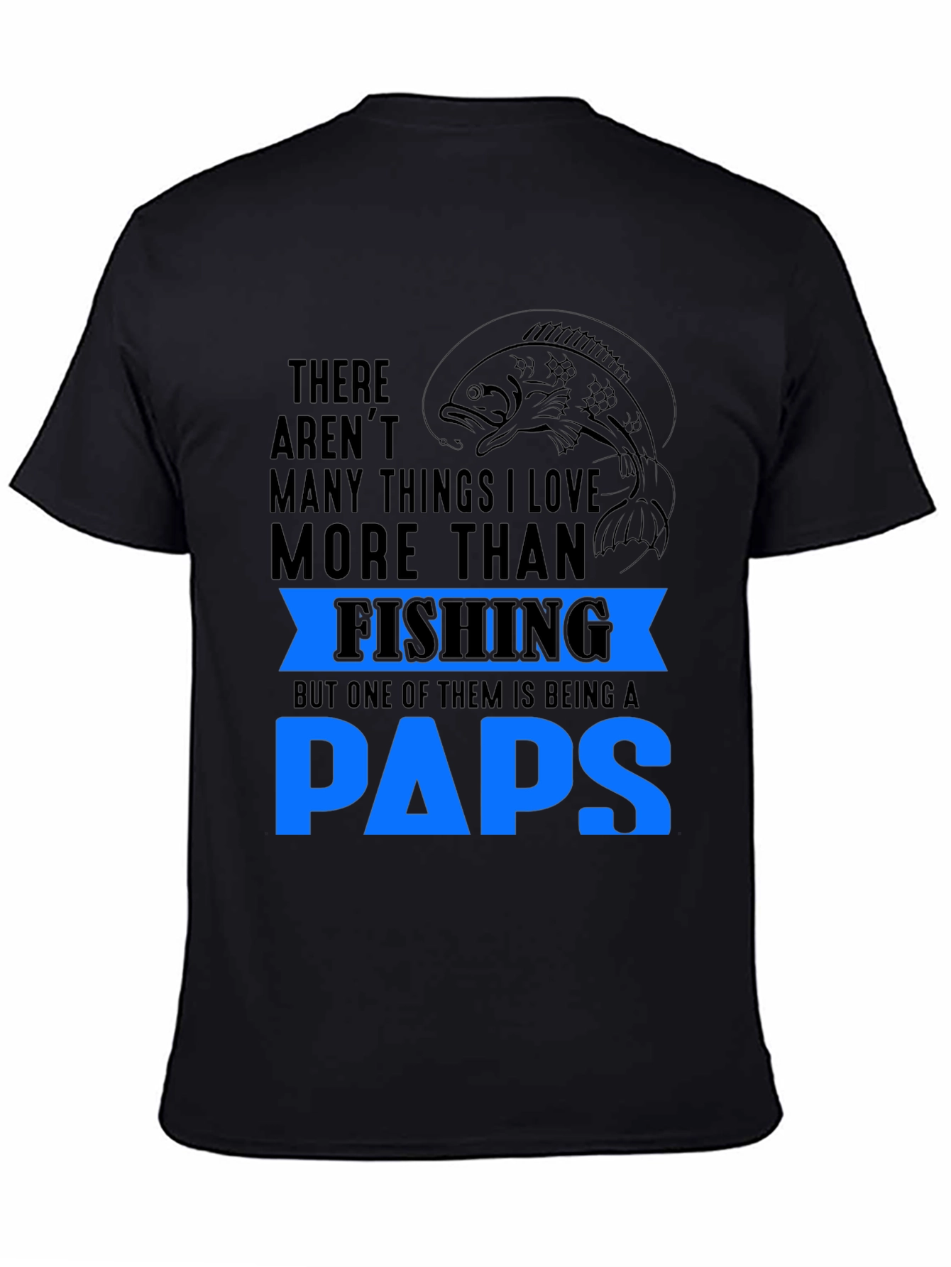 Fishing Paps Graphic T-Shirt