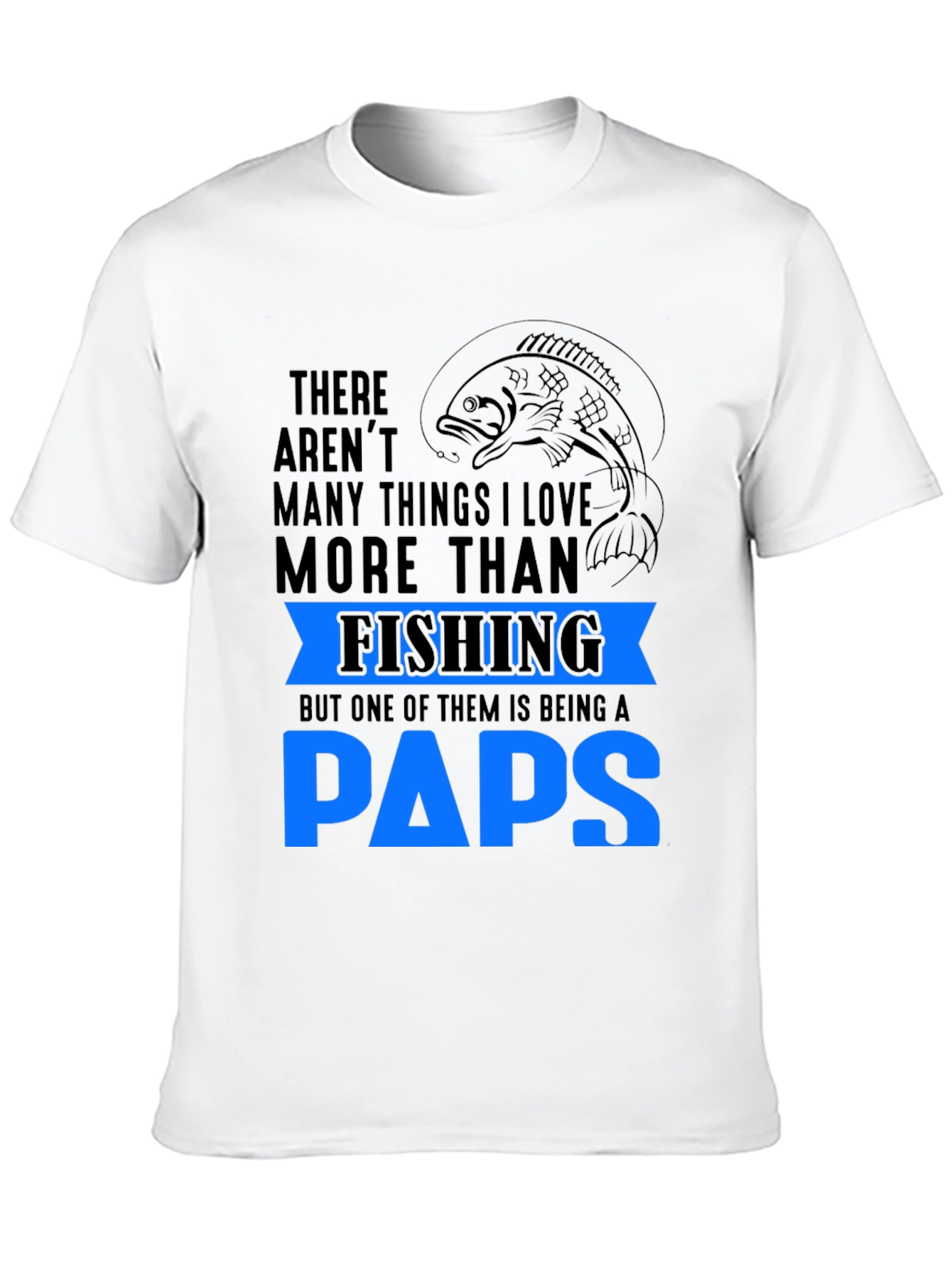 Fishing Paps Graphic T-Shirt