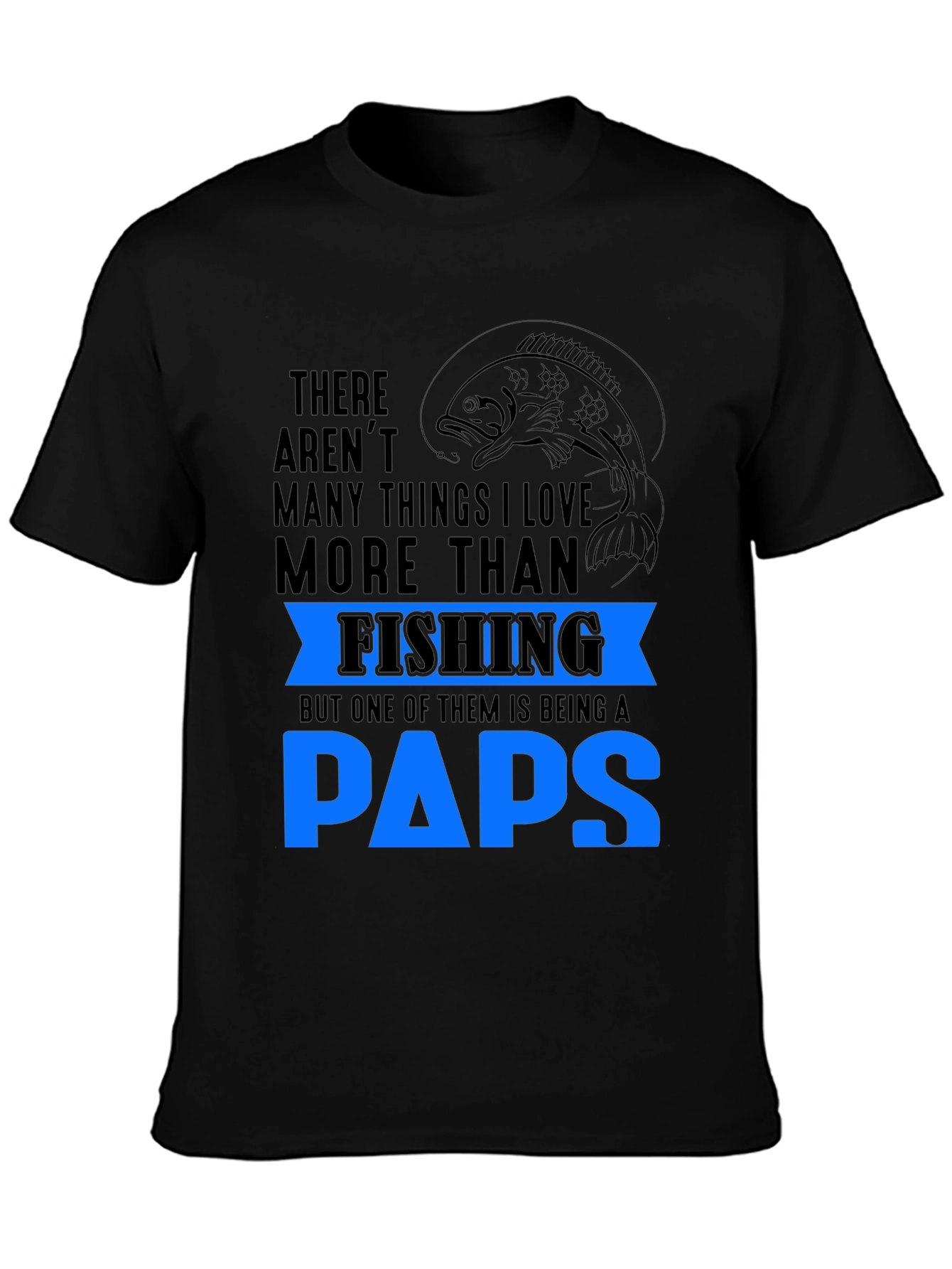 Fishing Paps Graphic T-Shirt