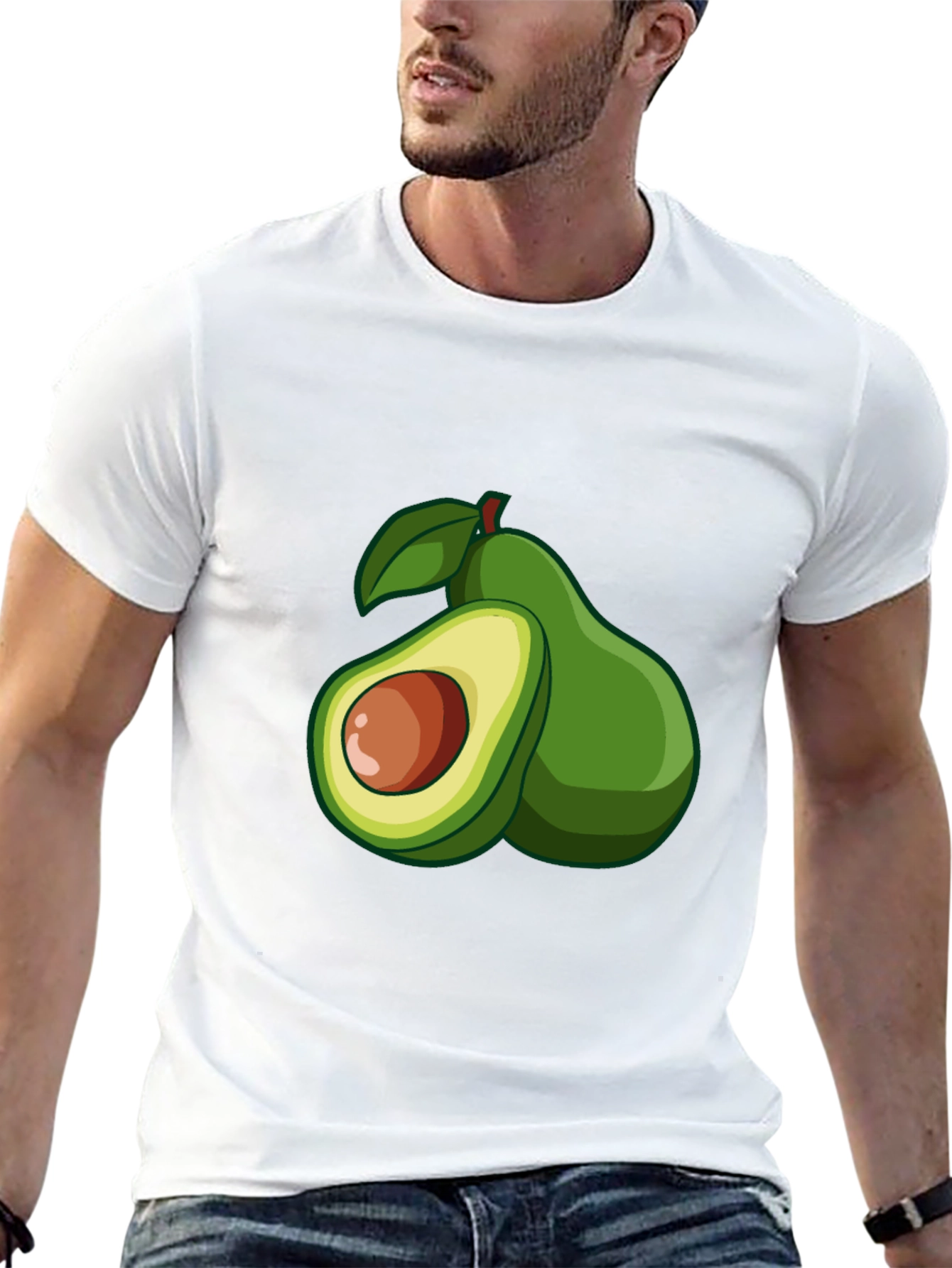 Avocado Graphic Tee - Fresh & Fun Design