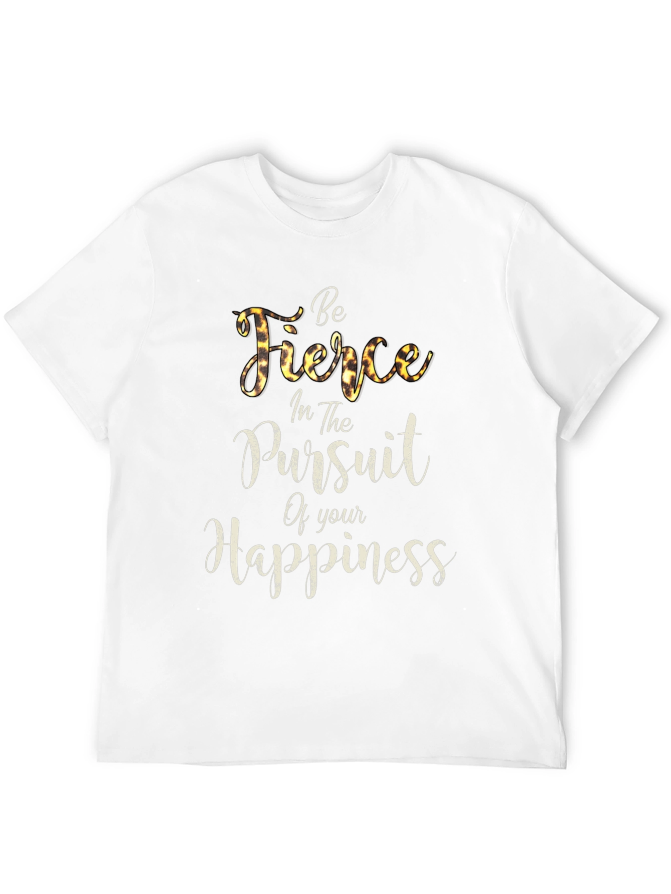 Fierce Happiness Graphic Tee - Soft Black Unisex T-Shirt