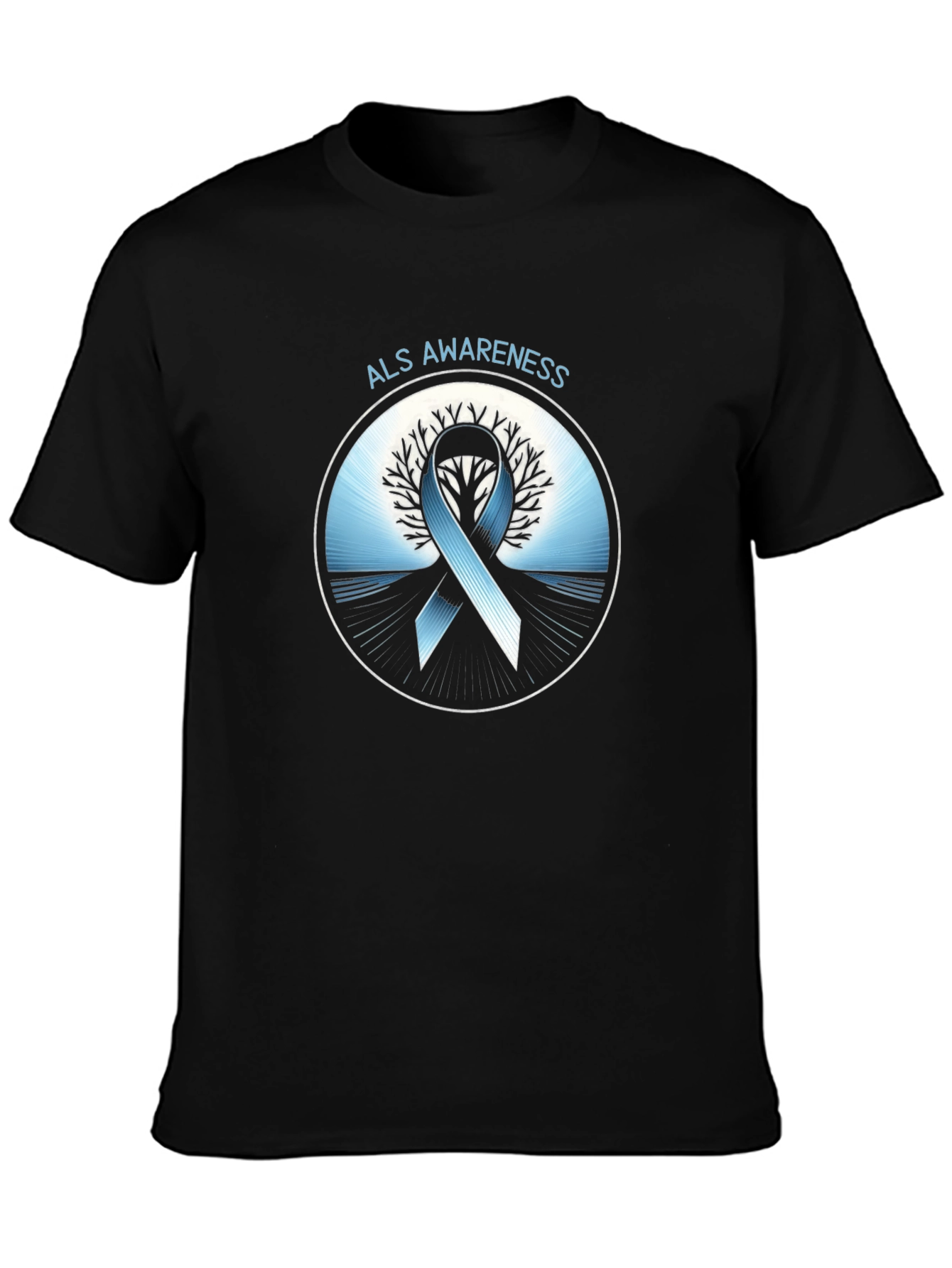 ALS Awareness Ribbon Graphic T-Shirt