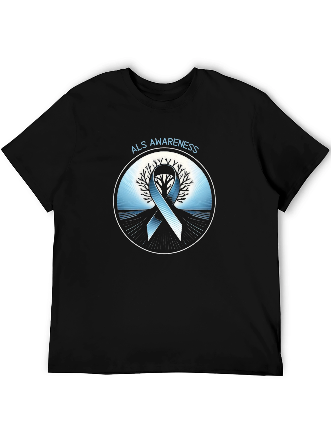 ALS Awareness Ribbon Graphic T-Shirt