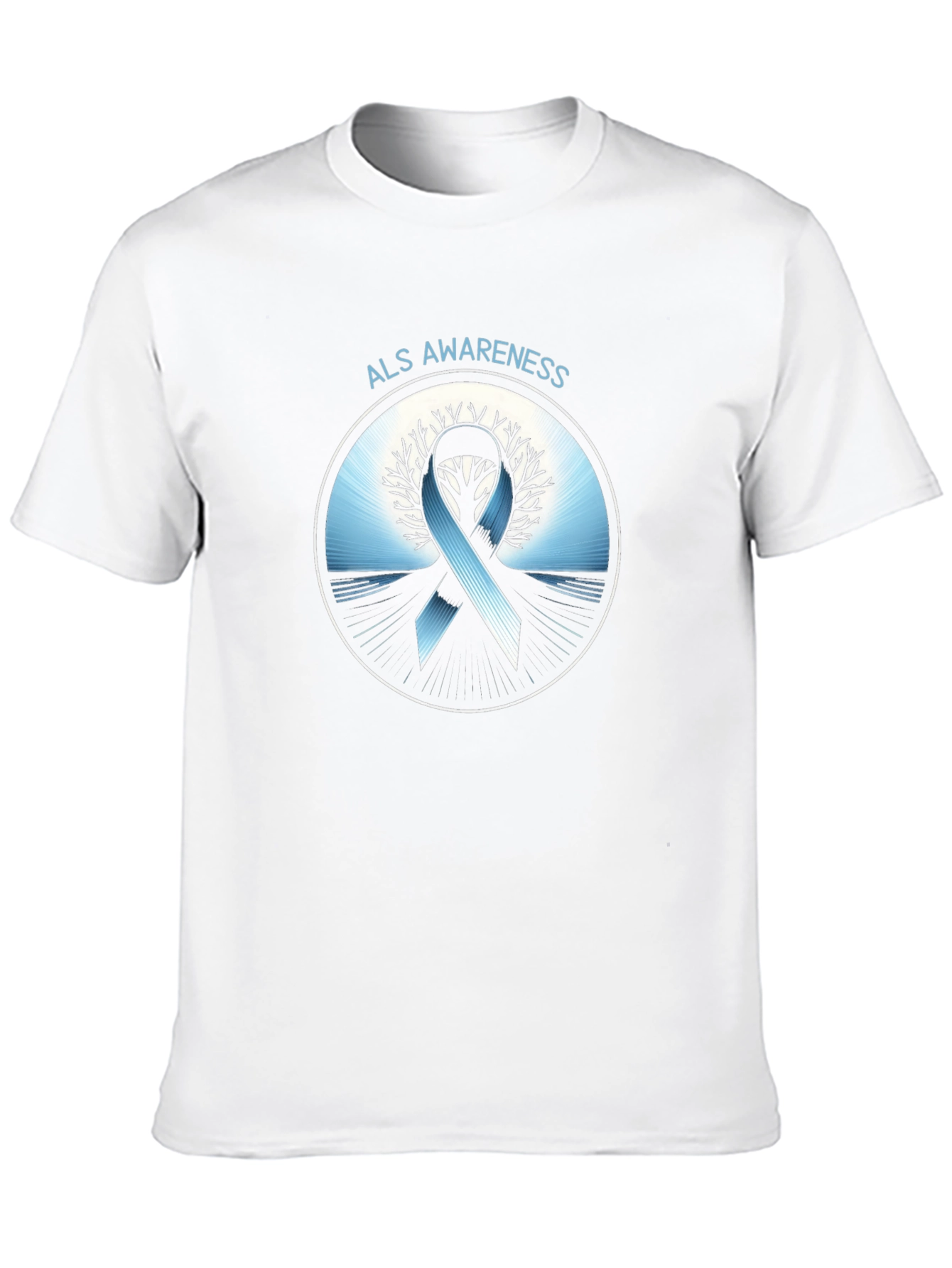 ALS Awareness Ribbon Graphic T-Shirt