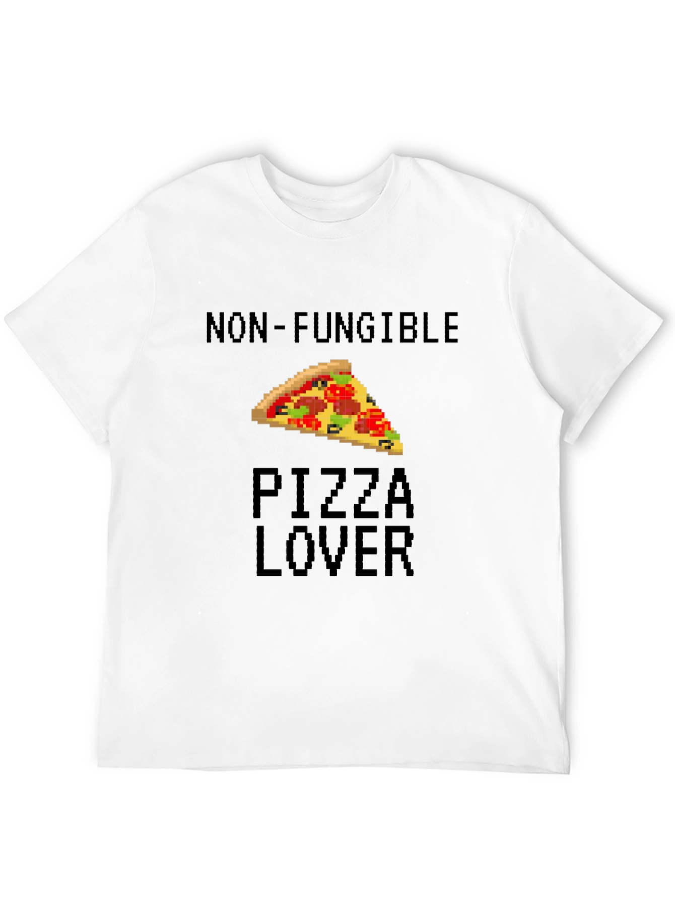 Non-Fungible Pizza Lover Black T-Shirt