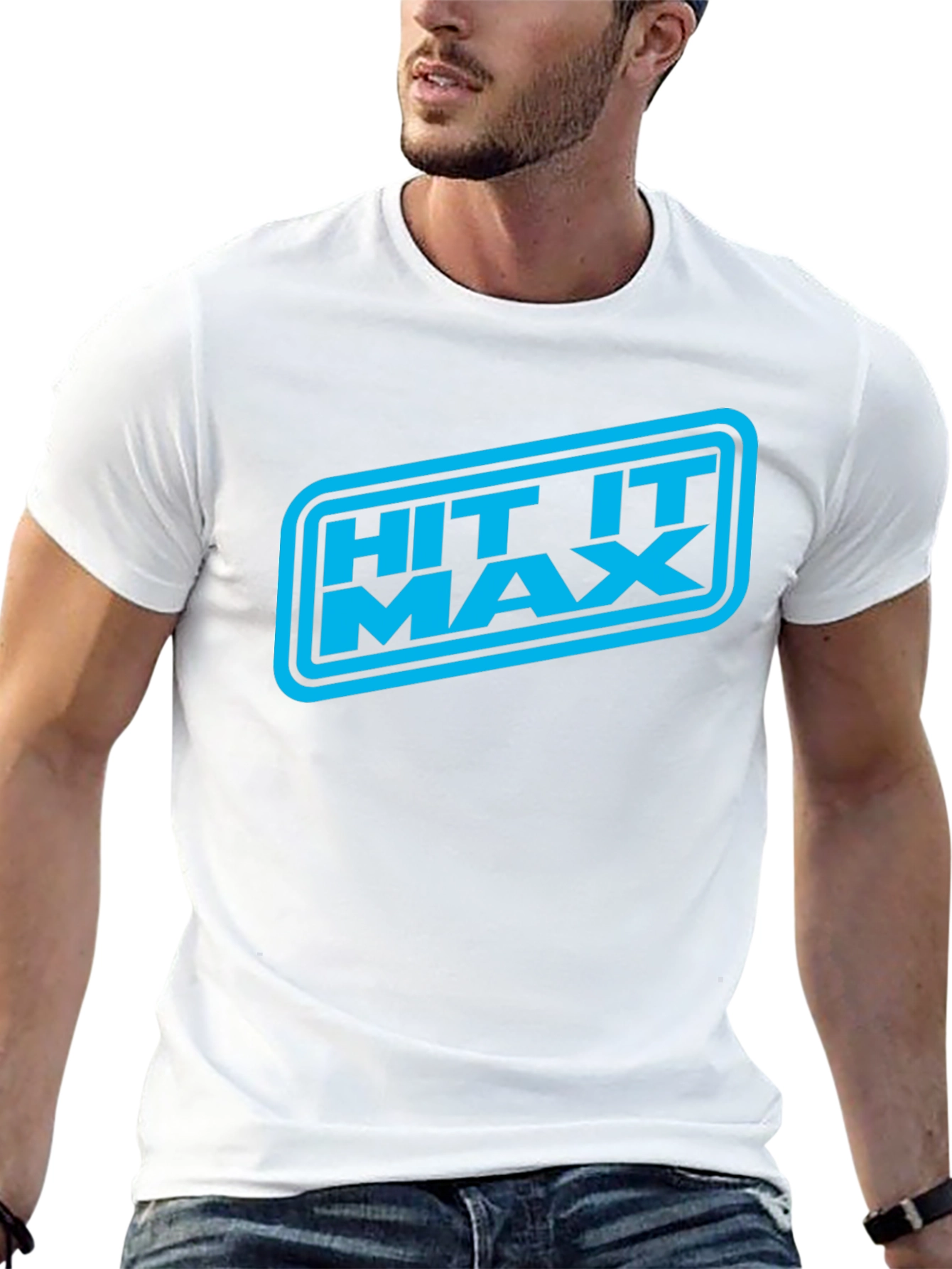 Hit It Max Graphic Tee - Black