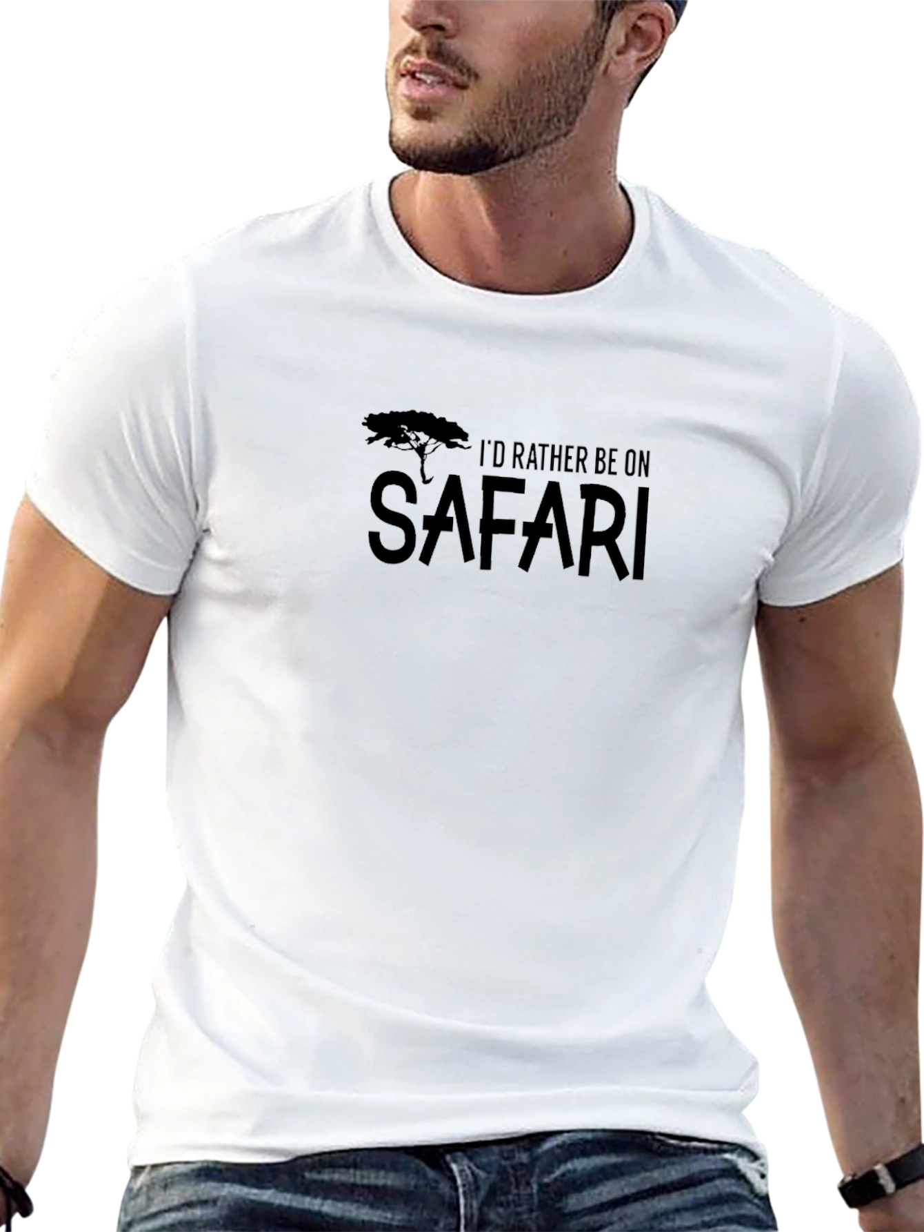 Safari T-Shirt - Id Rather Be On Safari