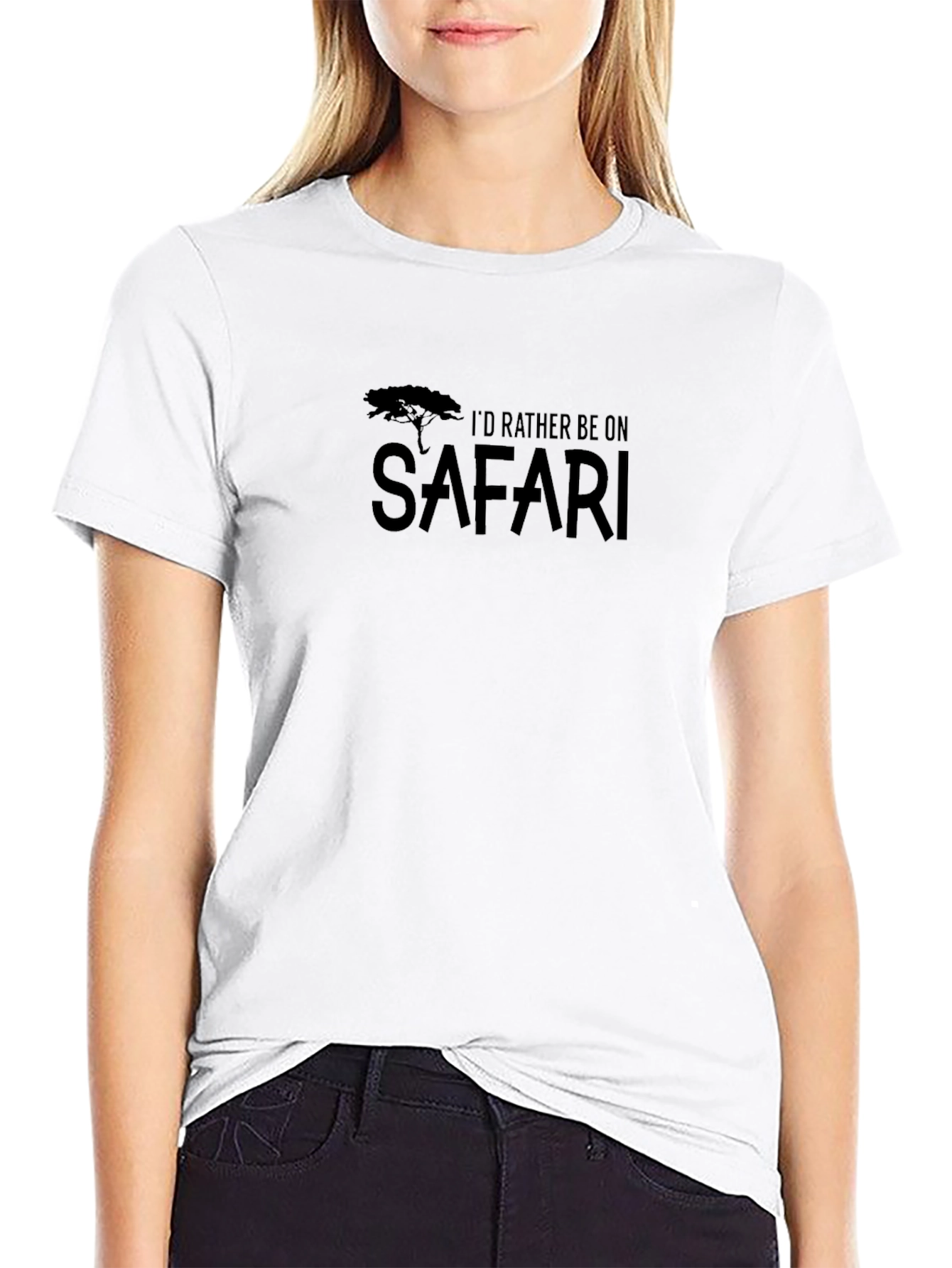 Safari T-Shirt - Id Rather Be On Safari