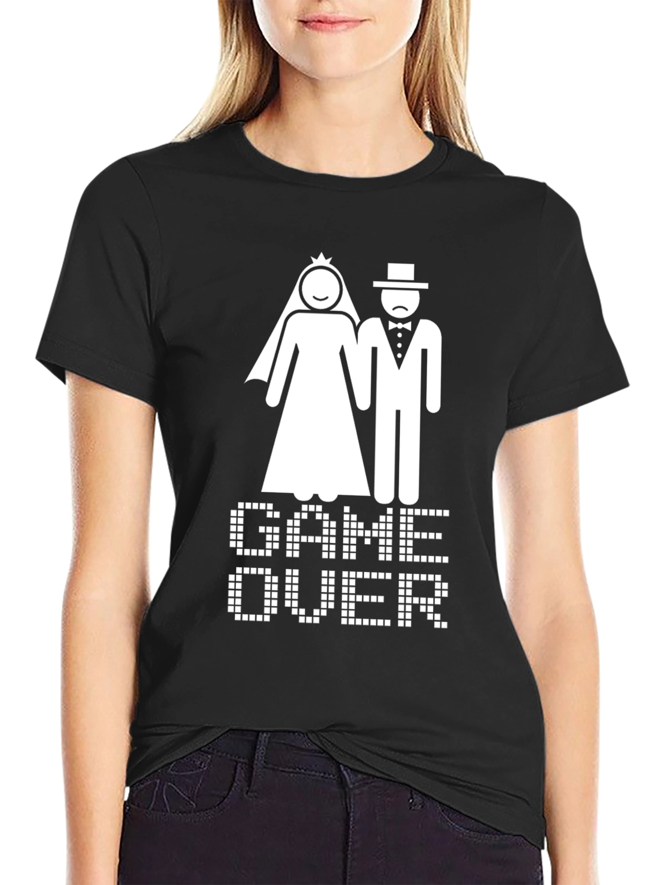 Game Over Wedding T-Shirt - Funny Bridal Party Tee