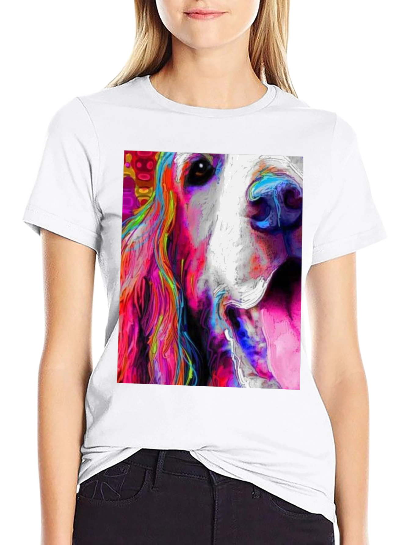 Dog Art Black Tee