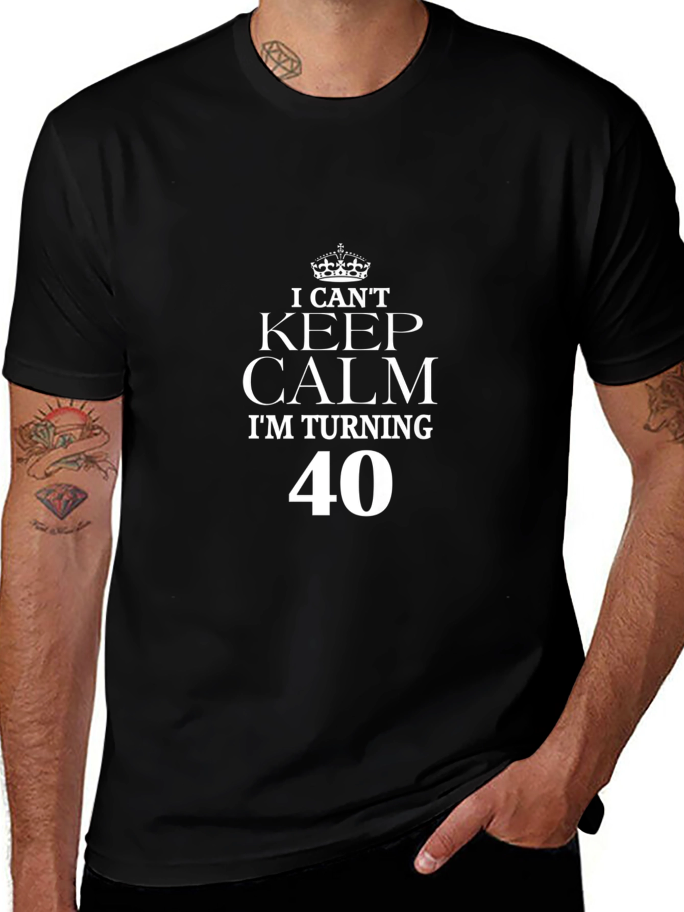 I Cant Keep Calm Im Turning 40 T-Shirt