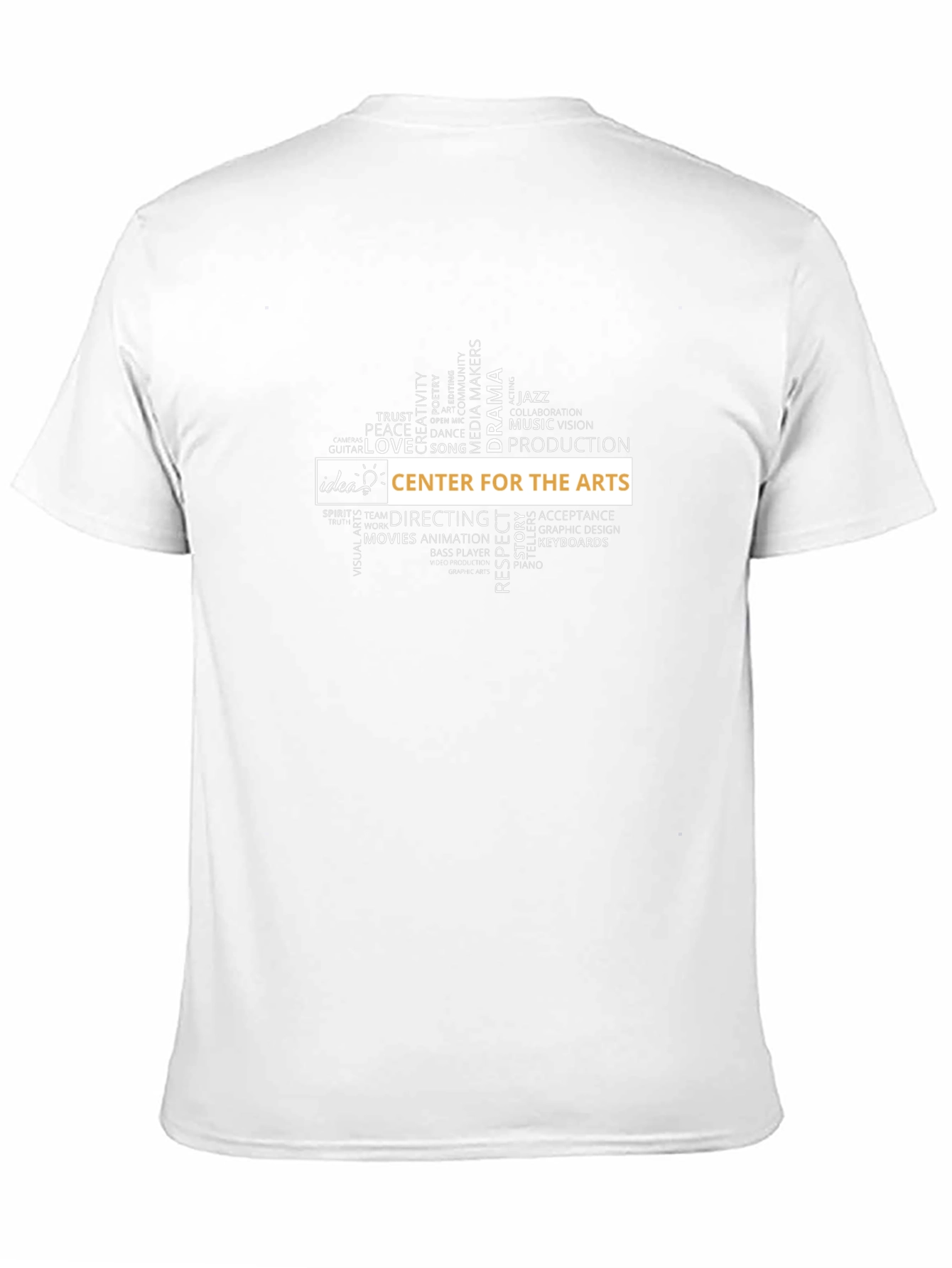 Arts Center Graphic Tee - Black Cotton T-Shirt