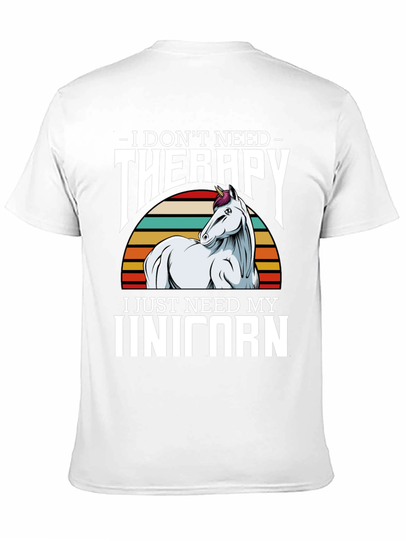 Unicorn Therapy Graphic Tee Shirt