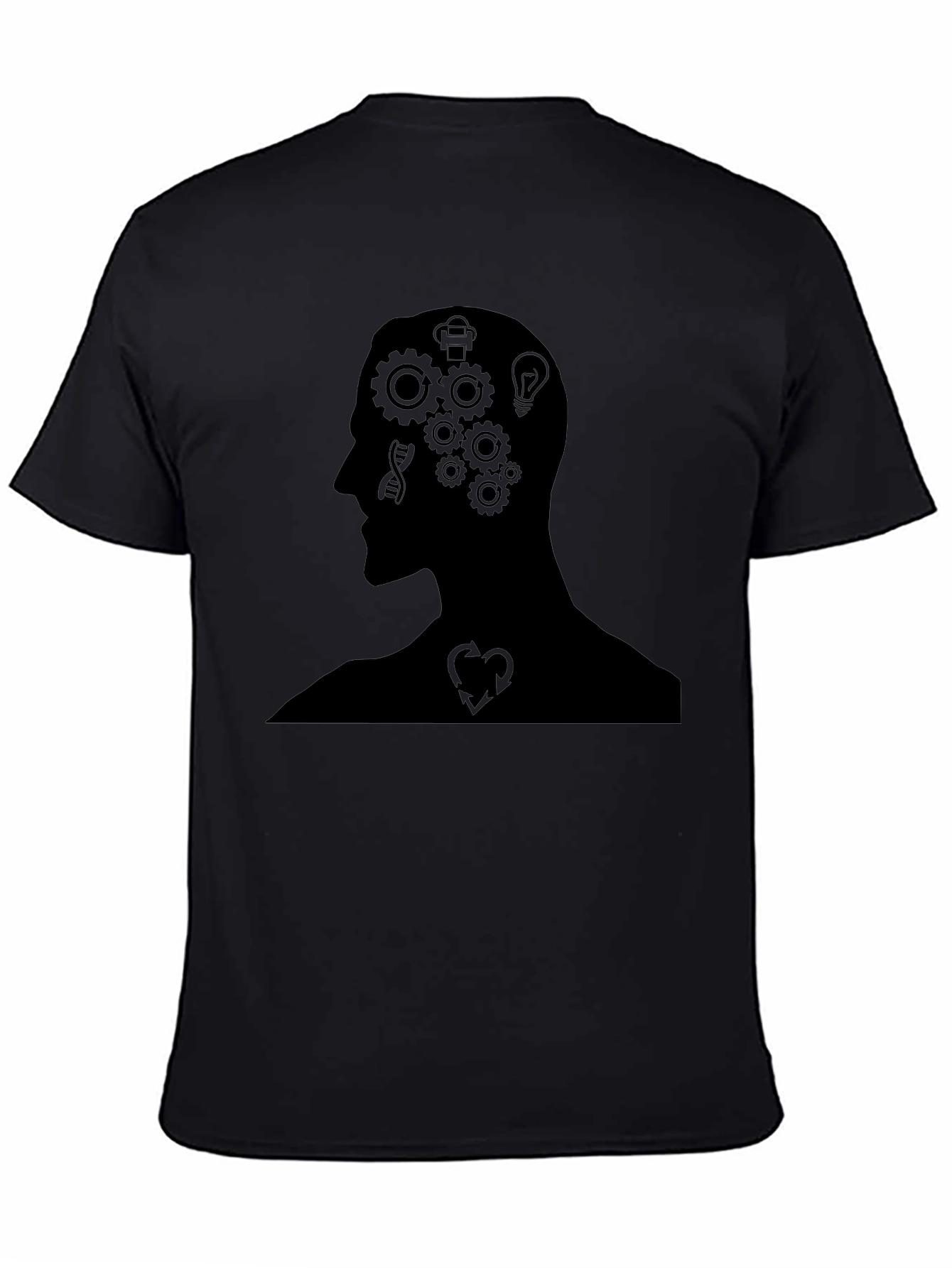Mind in Motion Black Graphic Tee
