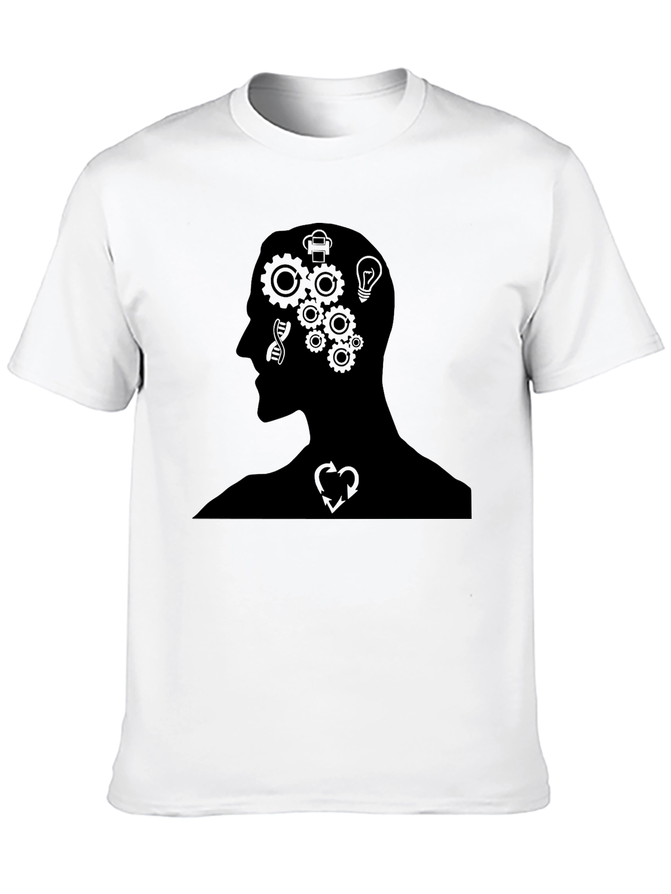 Mind in Motion Black Graphic Tee