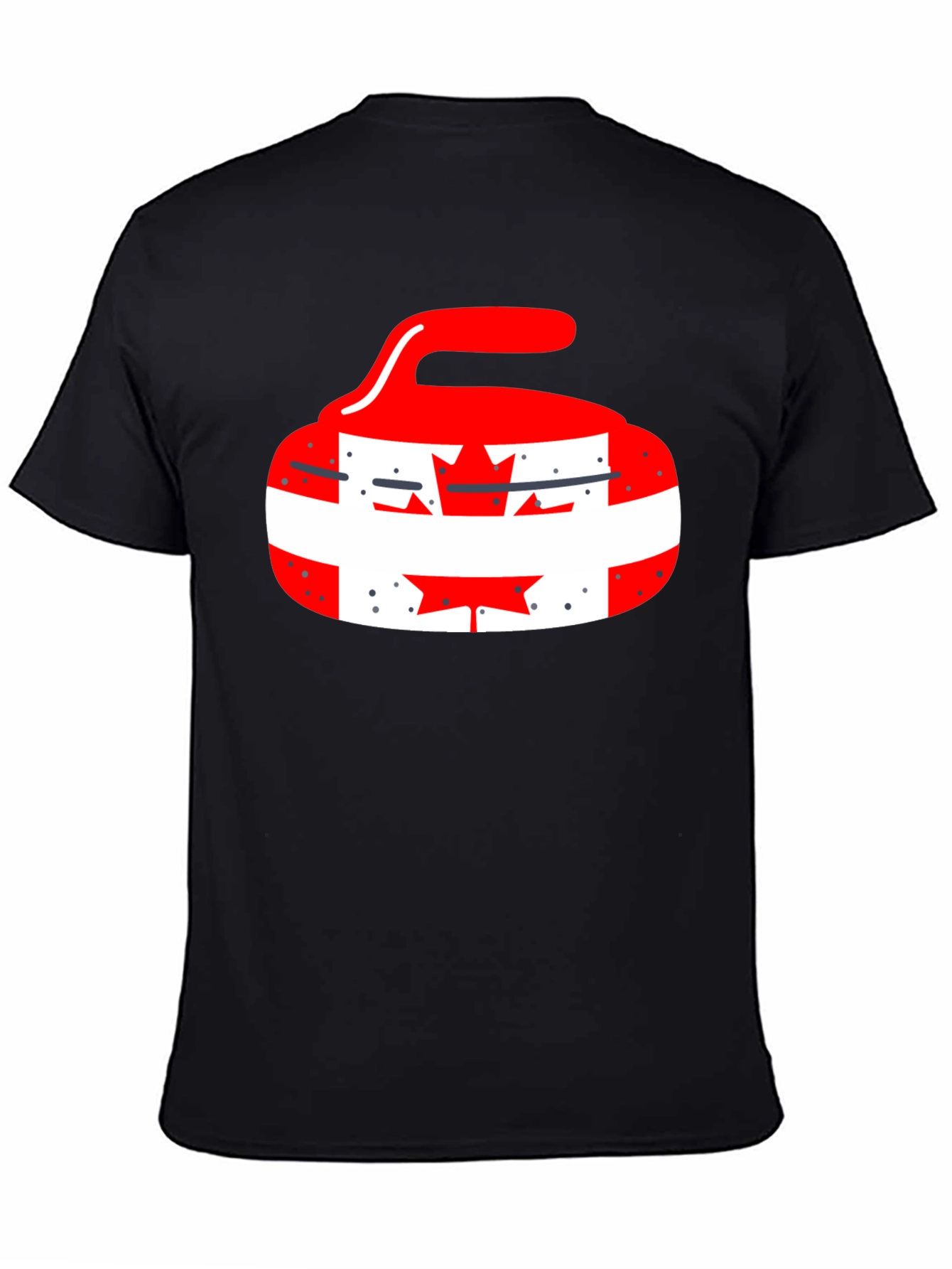 Canadian Pride Curling Stone Graphic Tee