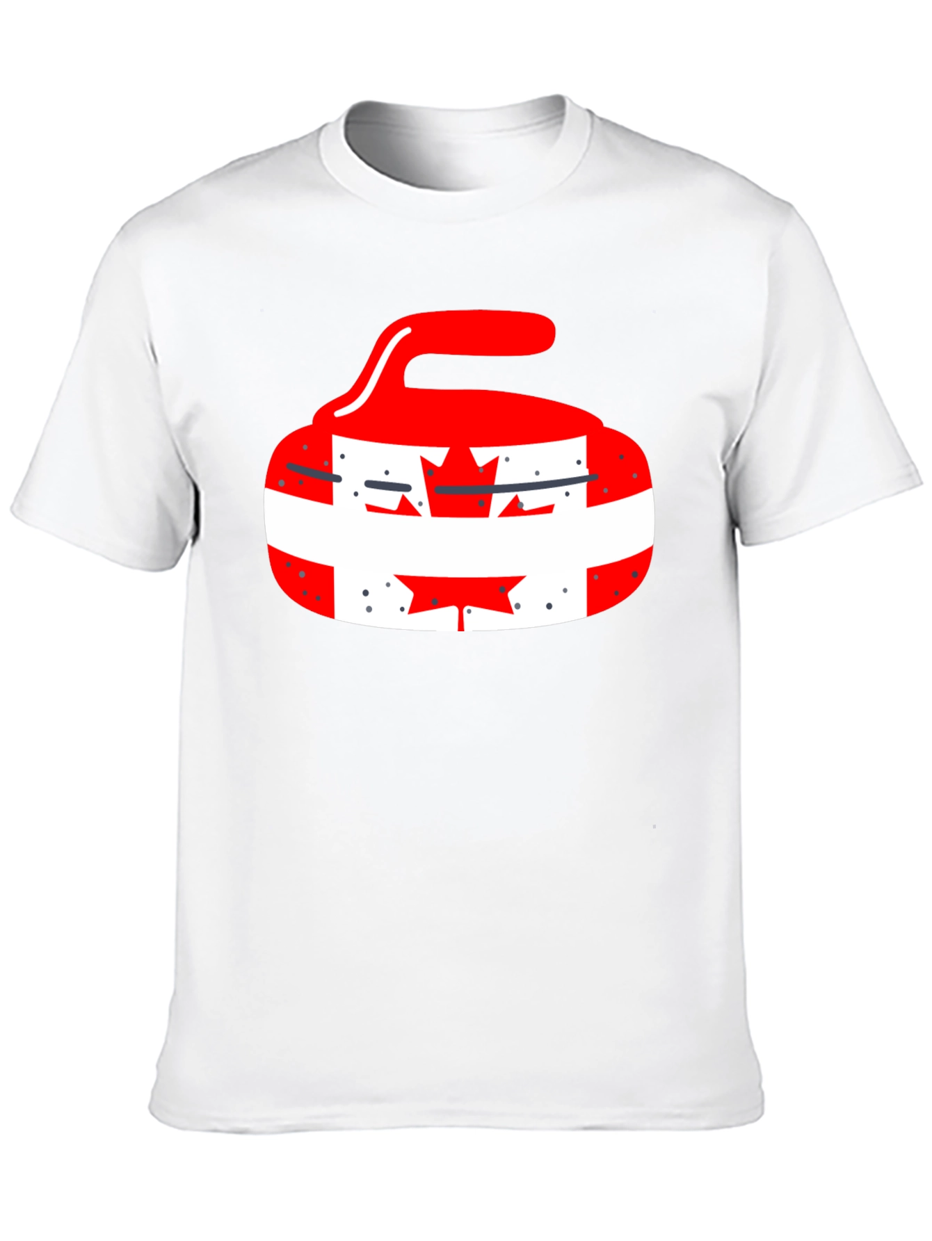 Canadian Pride Curling Stone Graphic Tee