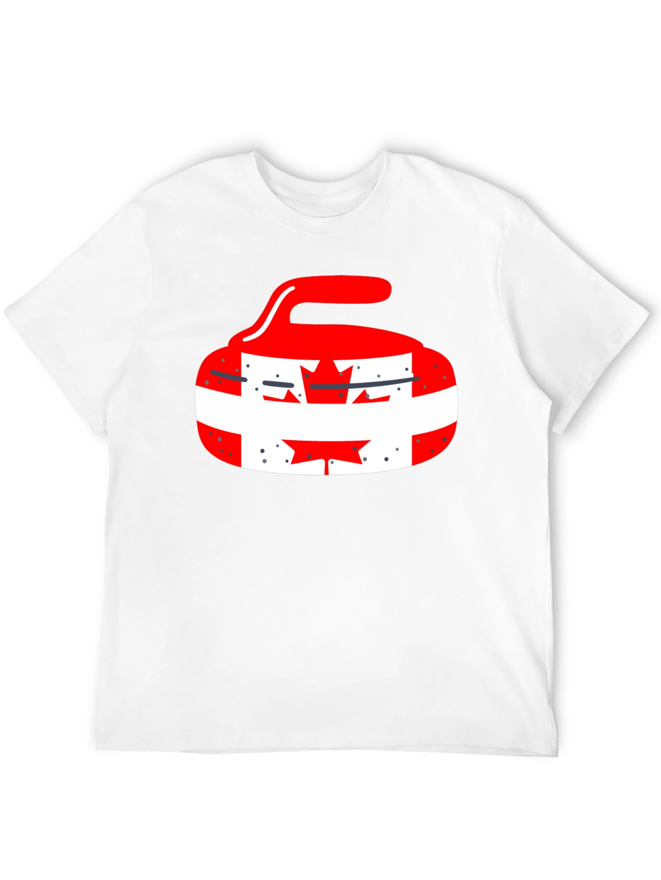 Canadian Pride Curling Stone Graphic Tee