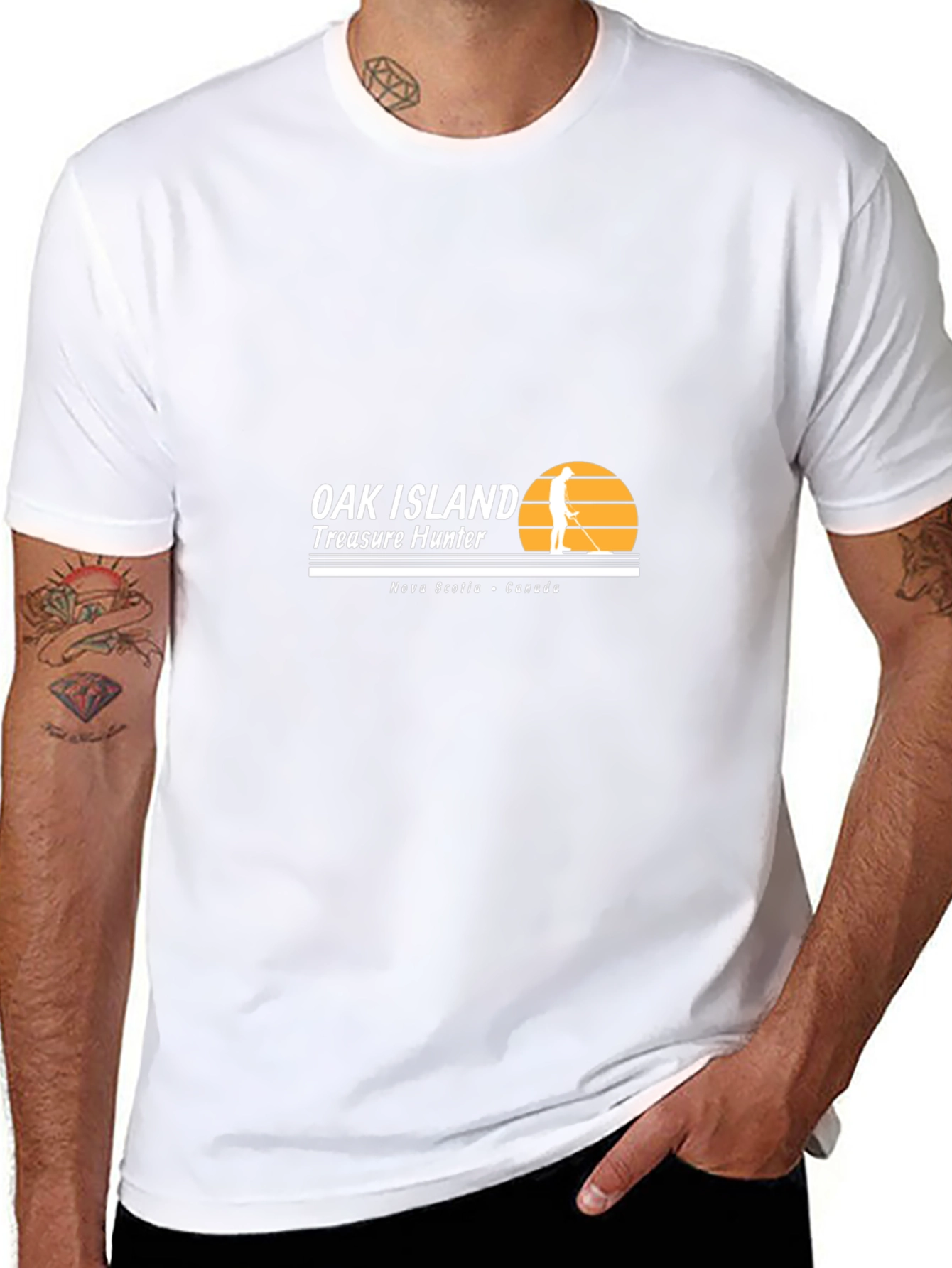 Oak Island Treasure Hunter Graphic Tee