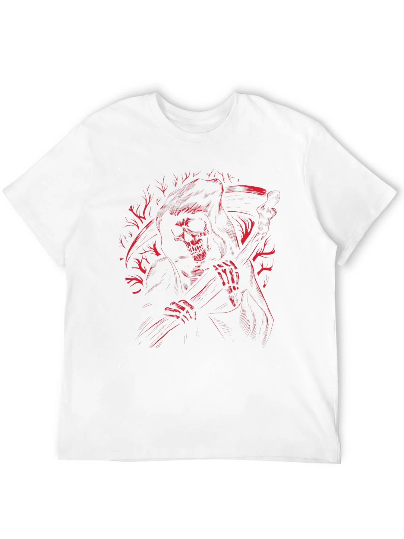 Grim Reaper Graphic Tee - Dark Humor T-Shirt