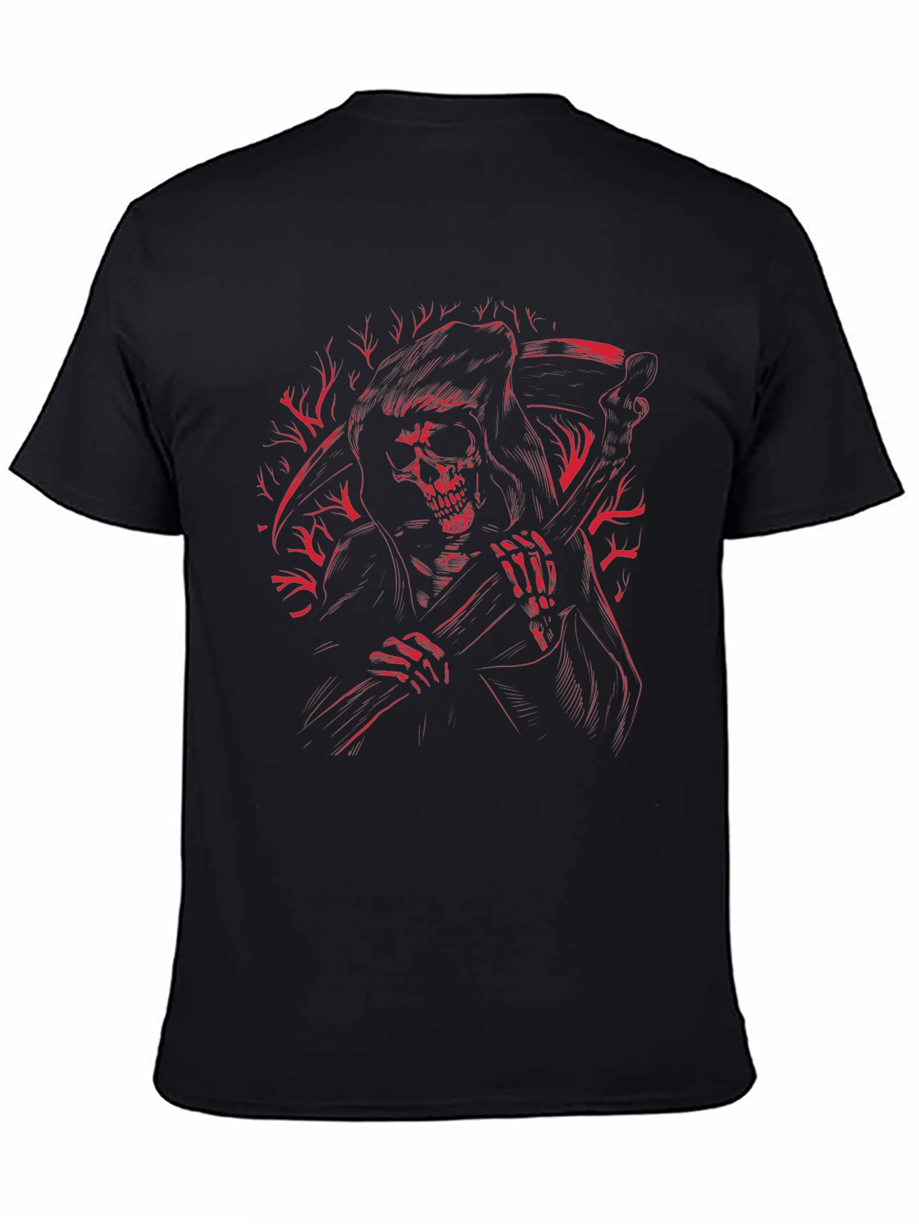 Grim Reaper Graphic Tee - Dark Humor T-Shirt