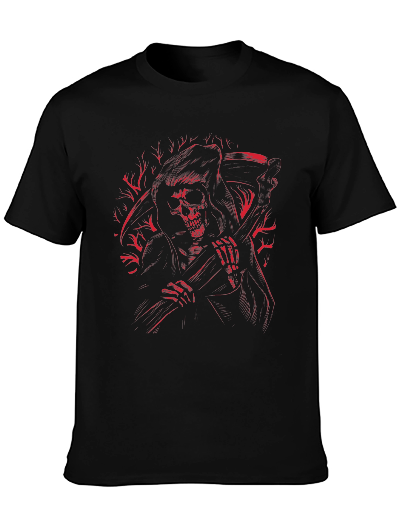 Grim Reaper Graphic Tee - Dark Humor T-Shirt