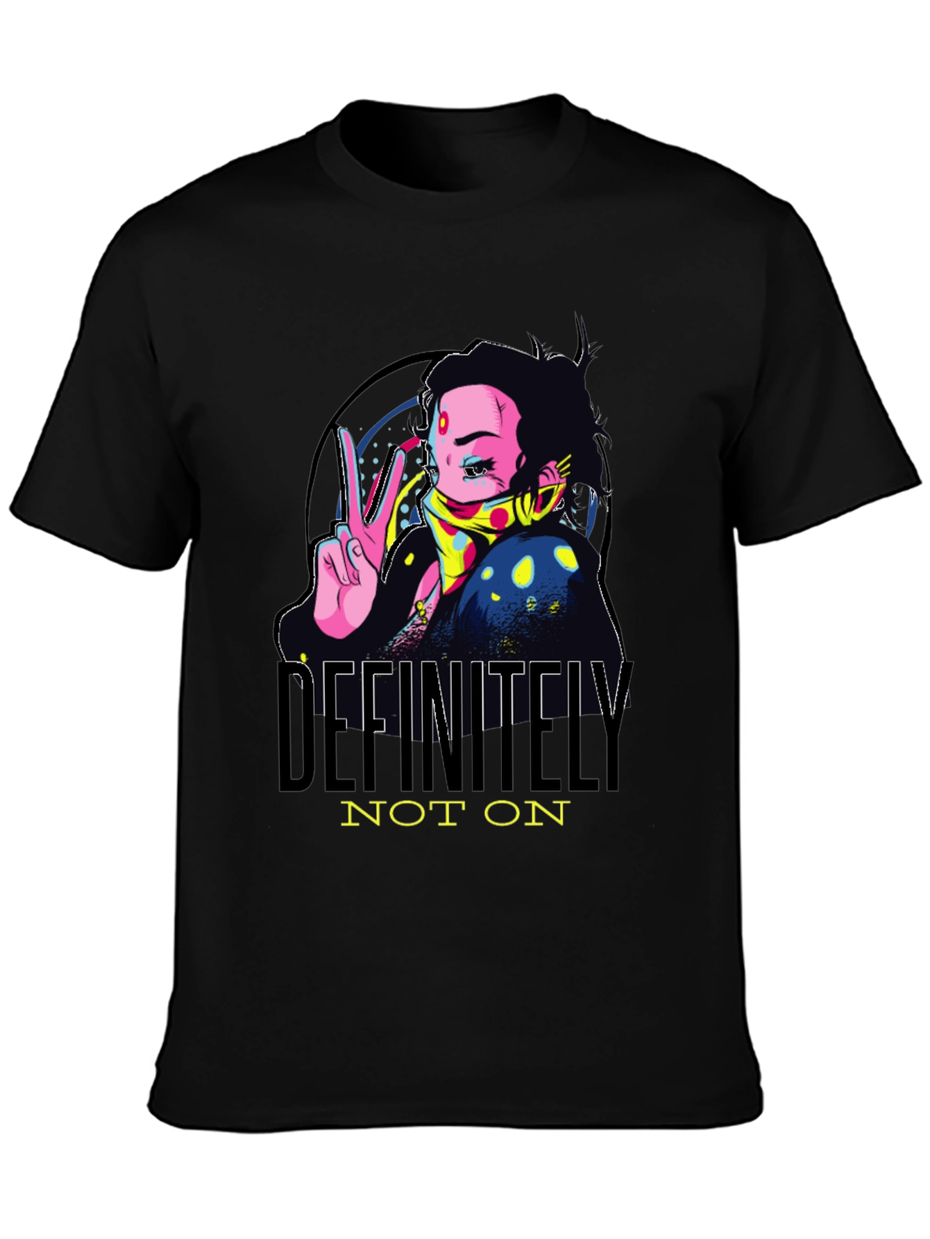 Definitely Not On Anime Graphic Tee