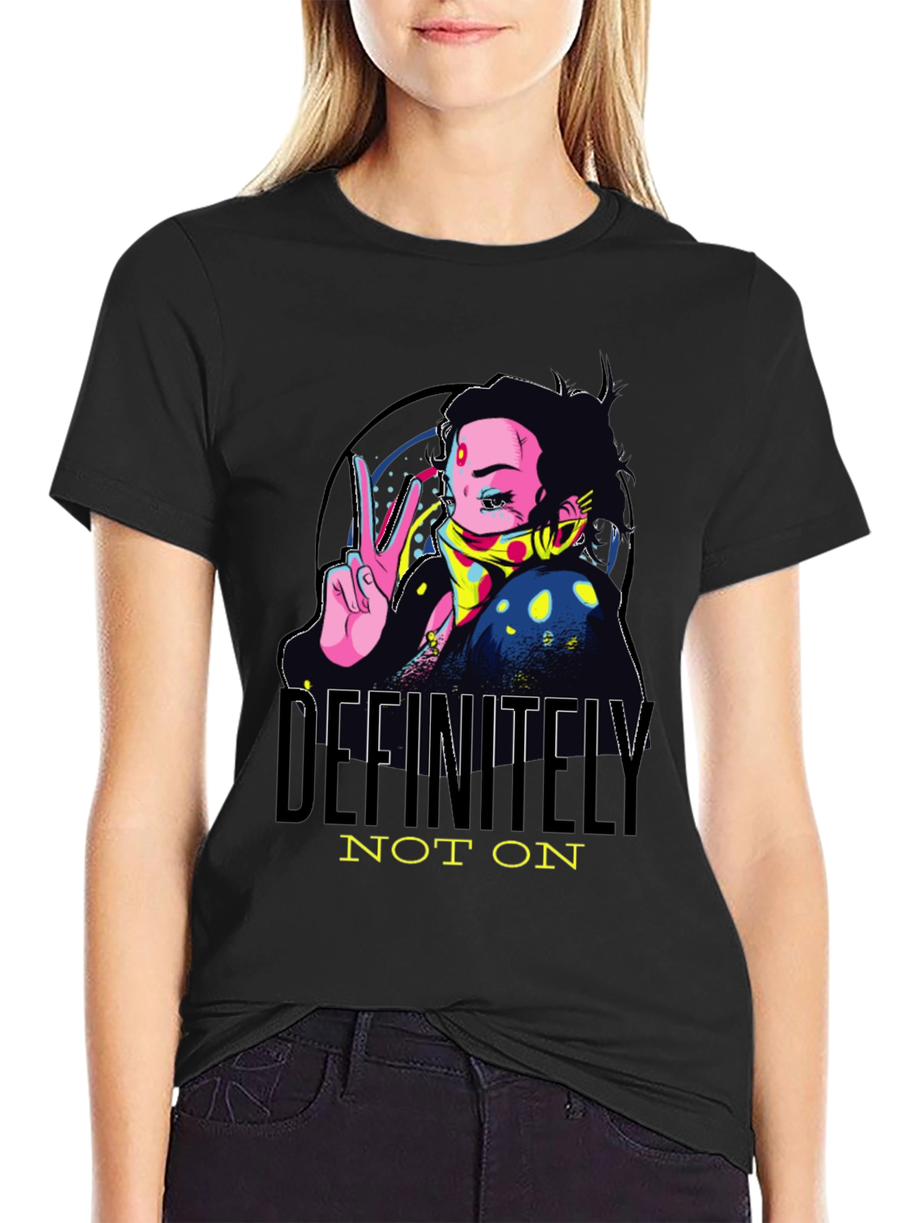 Definitely Not On Anime Graphic Tee