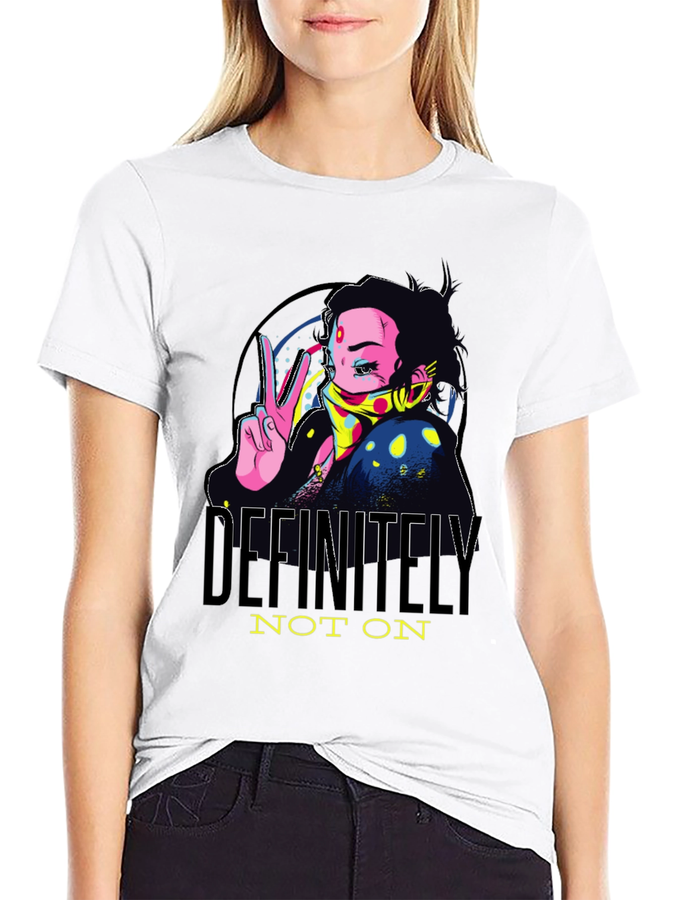 Definitely Not On Anime Graphic Tee