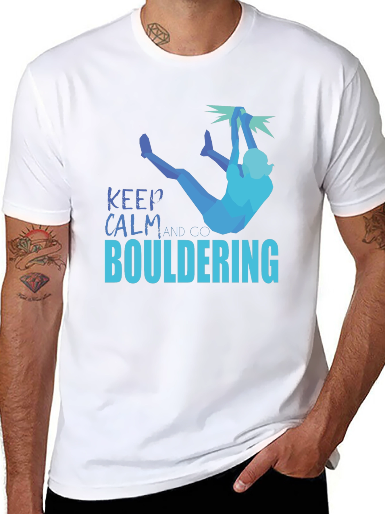 Keep Calm & Go Bouldering Graphic Tee