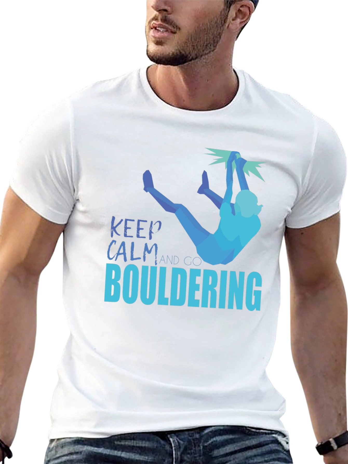 Keep Calm & Go Bouldering Graphic Tee