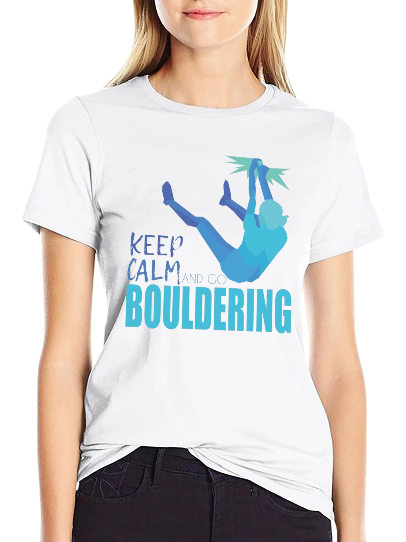Keep Calm & Go Bouldering Graphic Tee