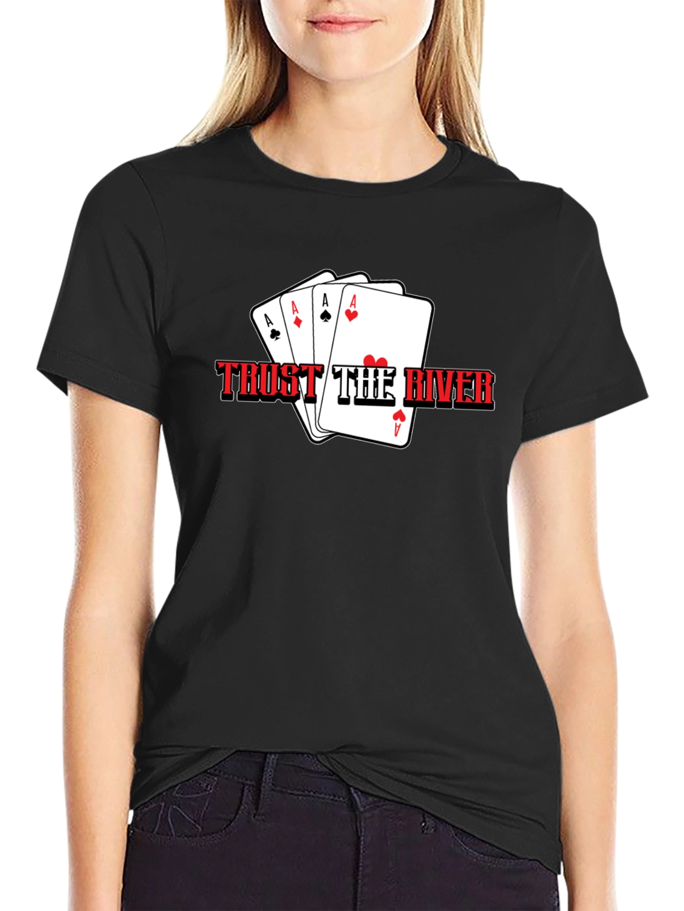 Trust The River Poker Ace T-Shirt