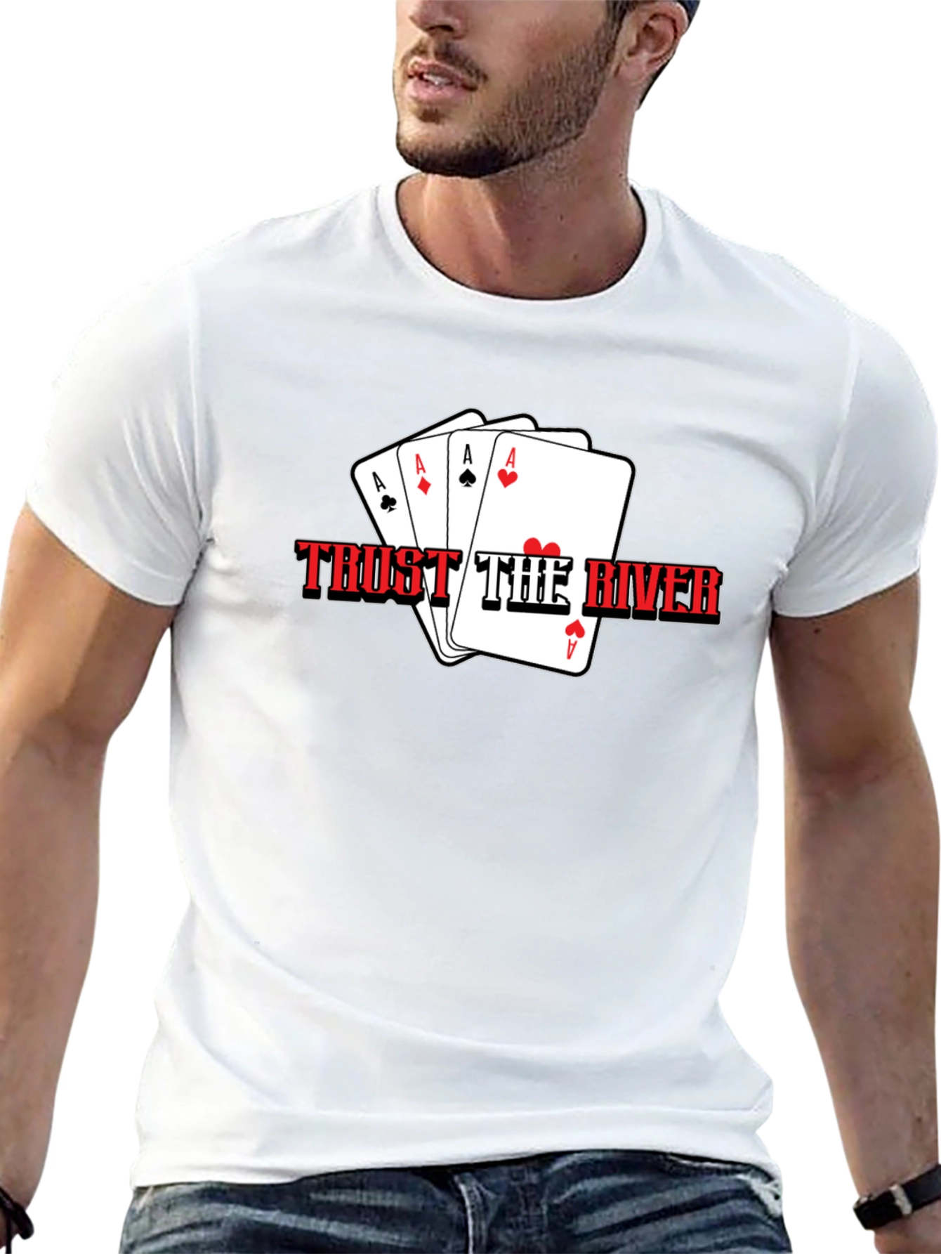 Trust The River Poker Ace T-Shirt