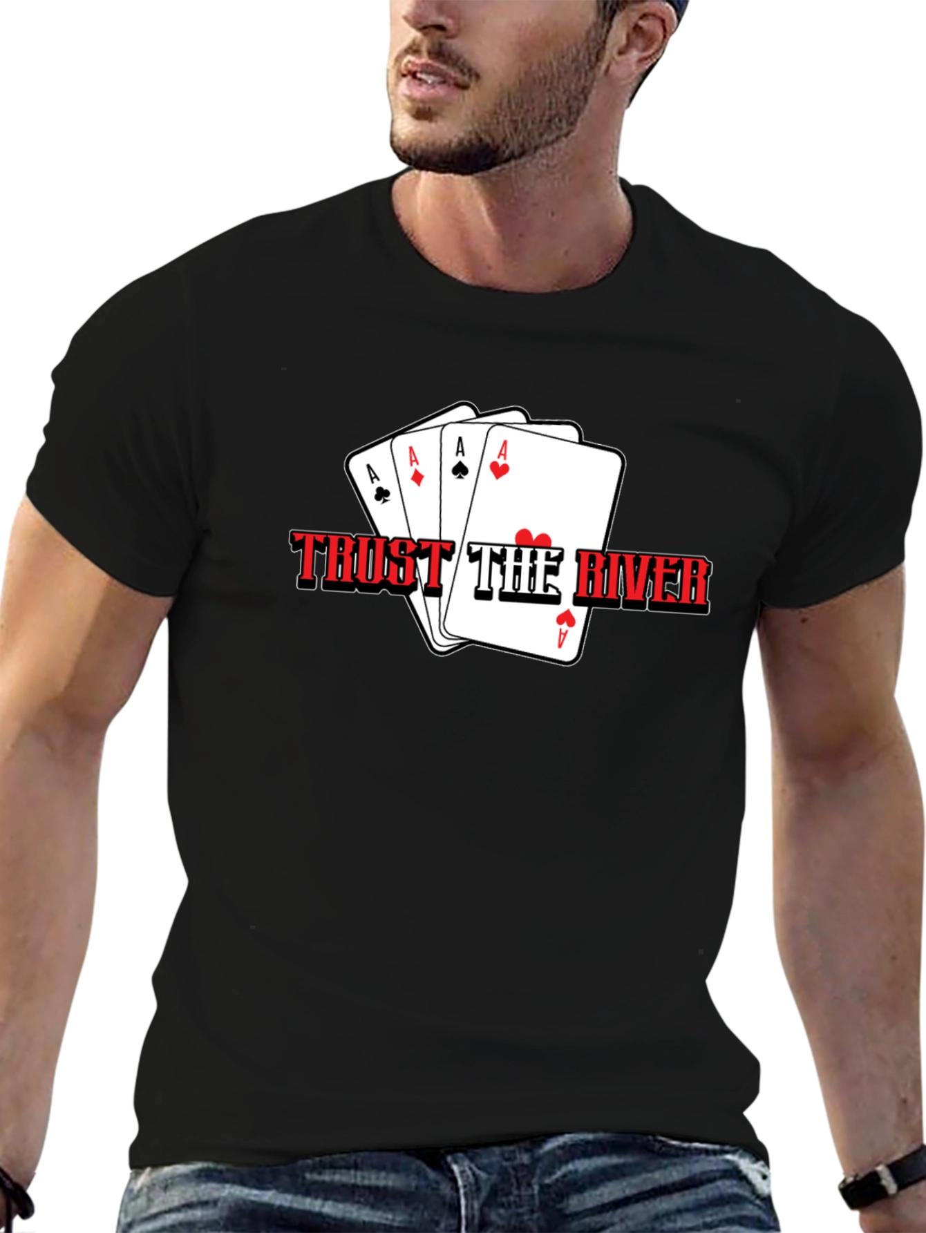 Trust The River Poker Ace T-Shirt